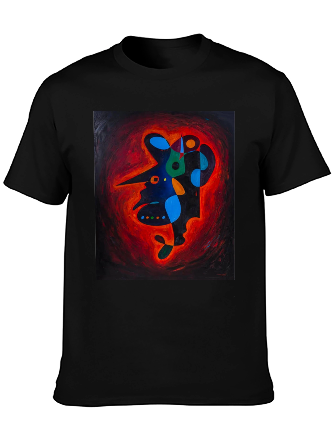 Abstract Art Print Tee - Unique Graphic T-Shirt