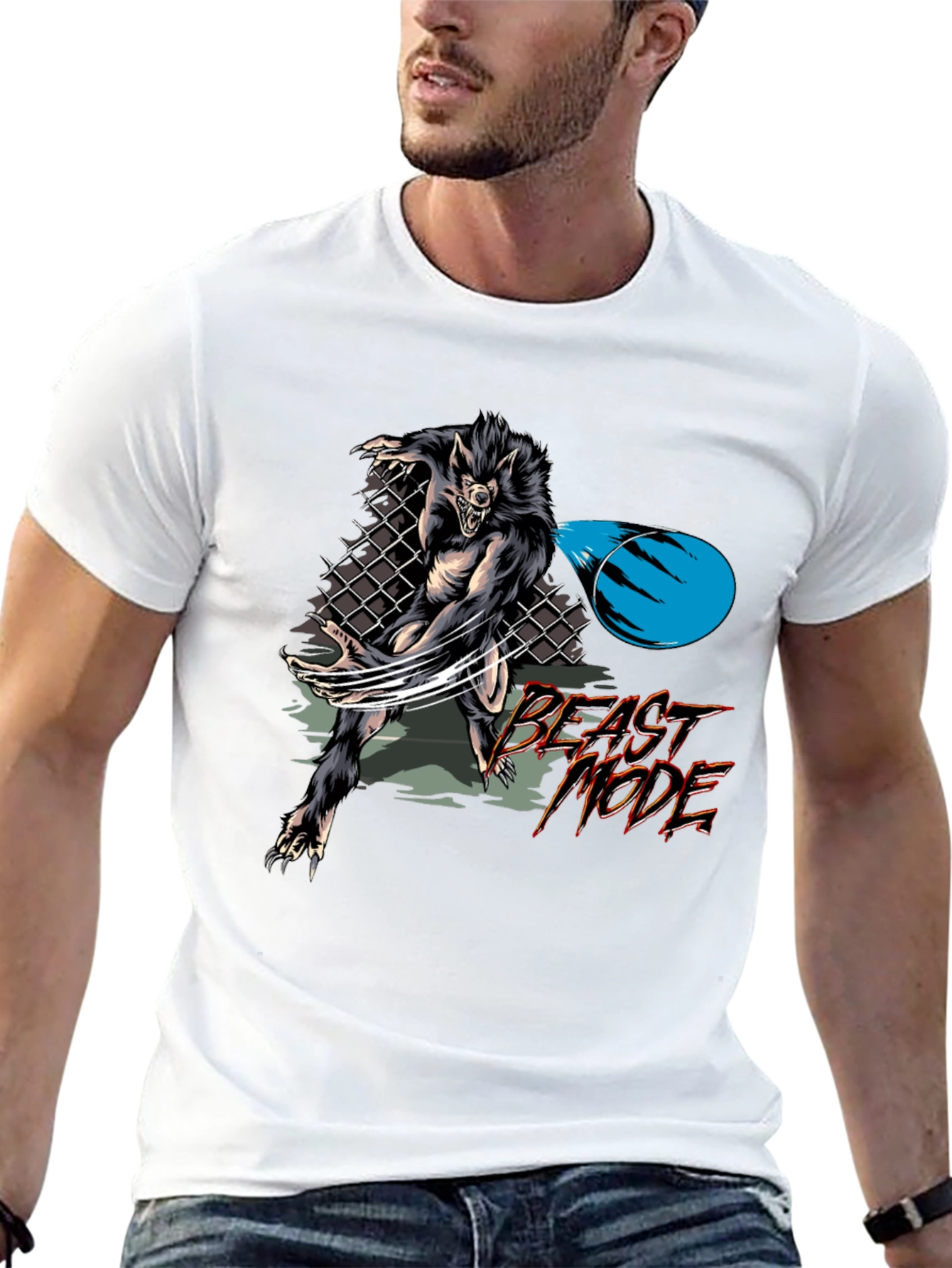 Beast Mode Graphic Tee - Mens Black T-Shirt