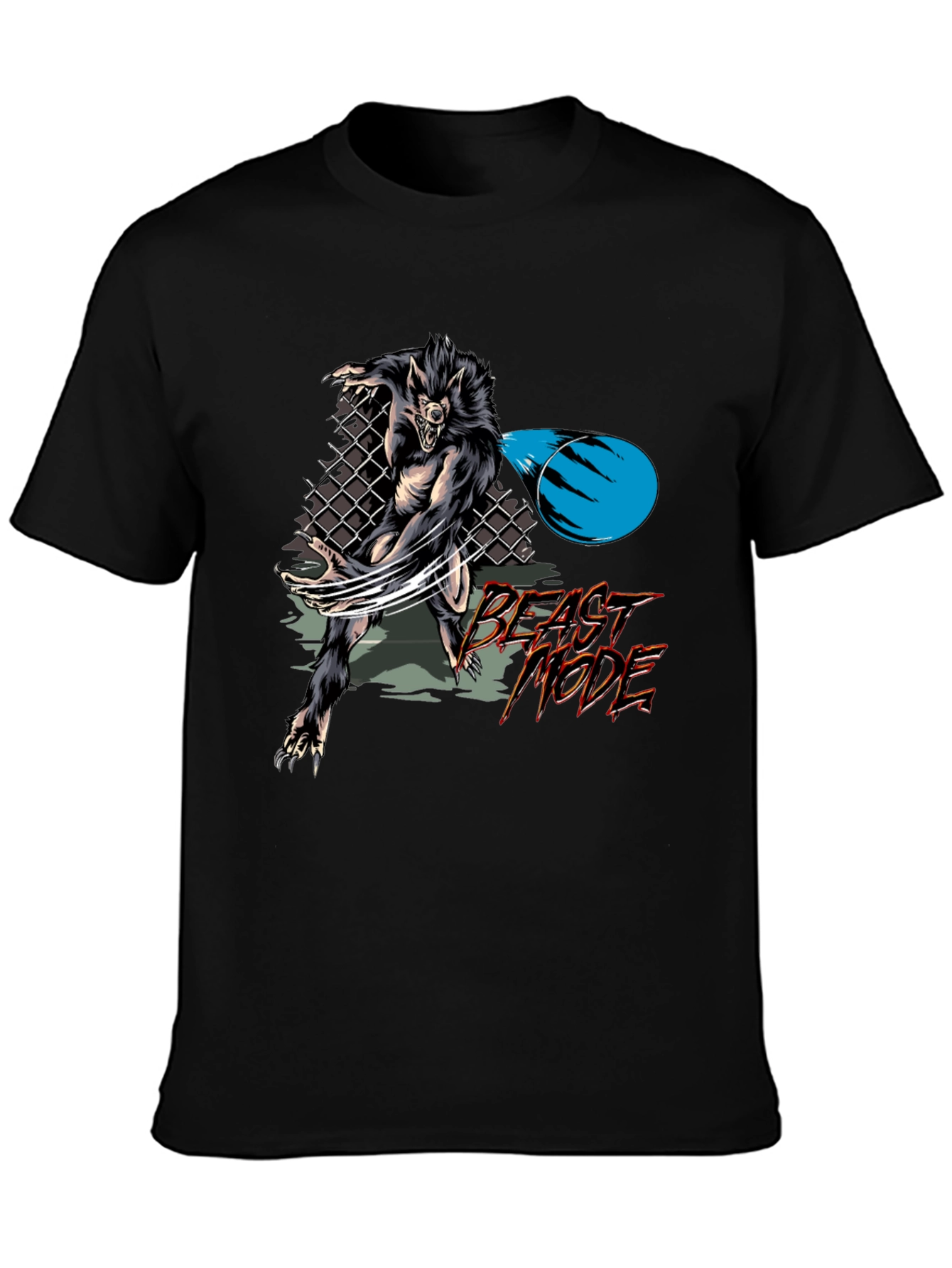 Beast Mode Graphic Tee - Mens Black T-Shirt