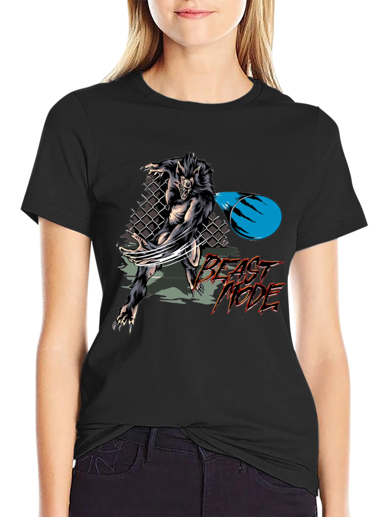 Beast Mode Graphic Tee - Mens Black T-Shirt