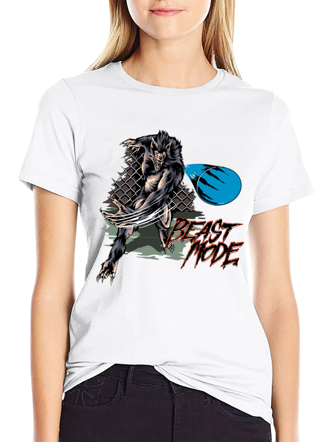 Beast Mode Graphic Tee - Mens Black T-Shirt