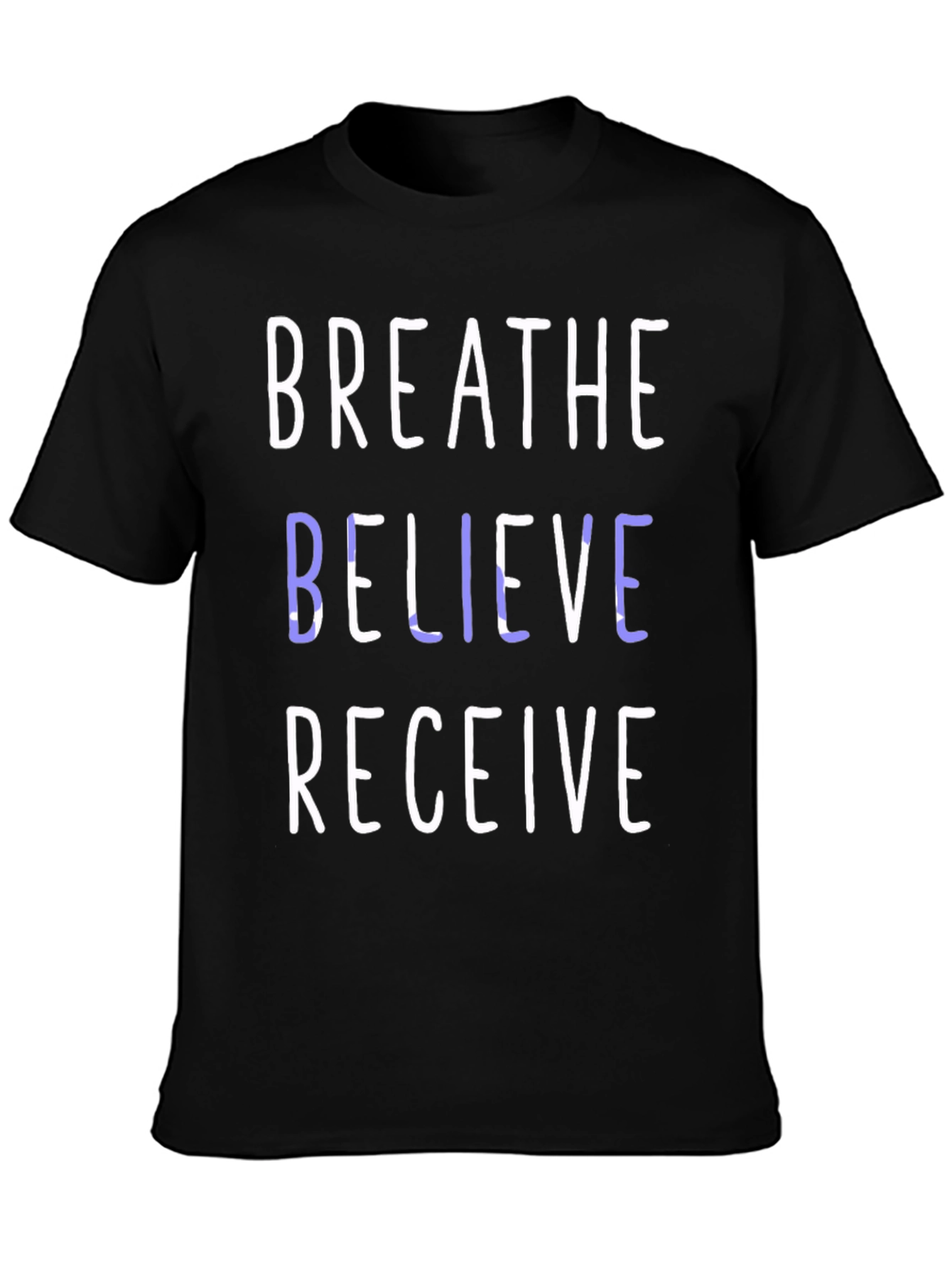 Breathe Believe Receive Graphic Tee