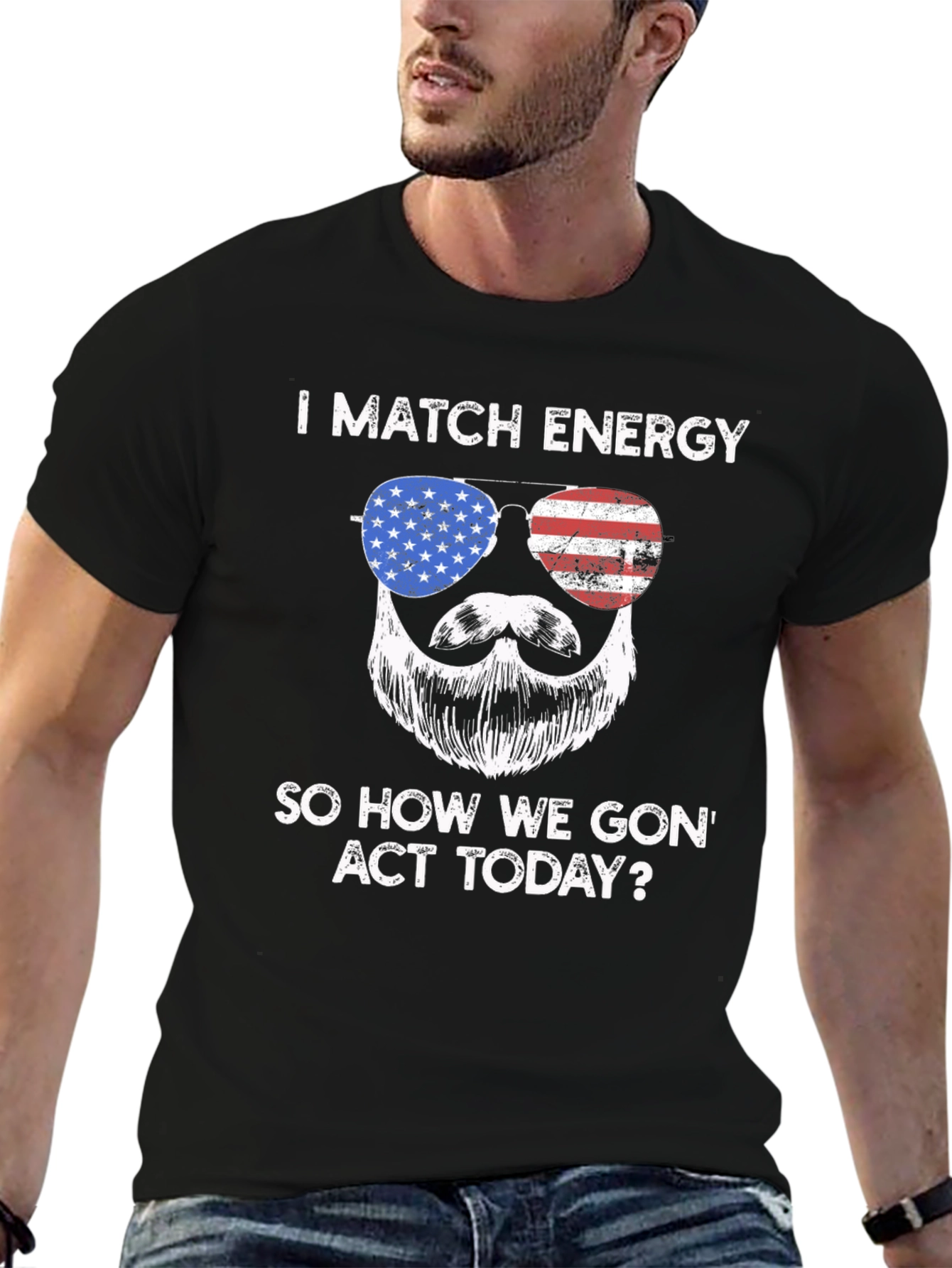 I Match Energy Mens Graphic T-Shirt