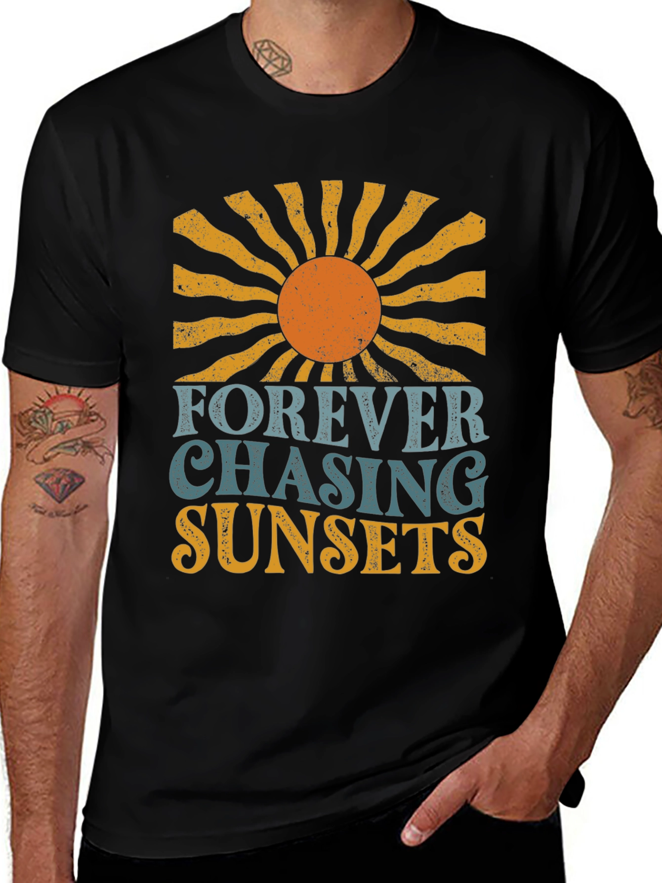 Forever Chasing Sunsets Graphic Tee