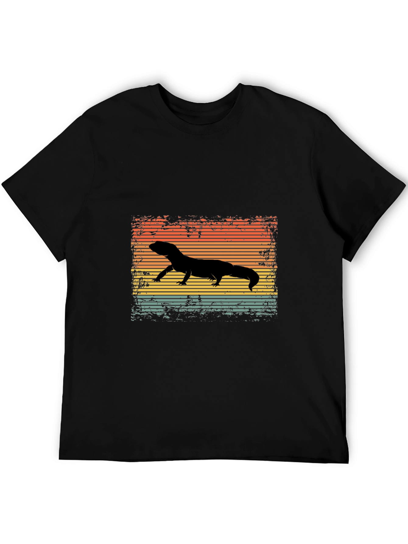 Retro Lizard Silhouette T-Shirt