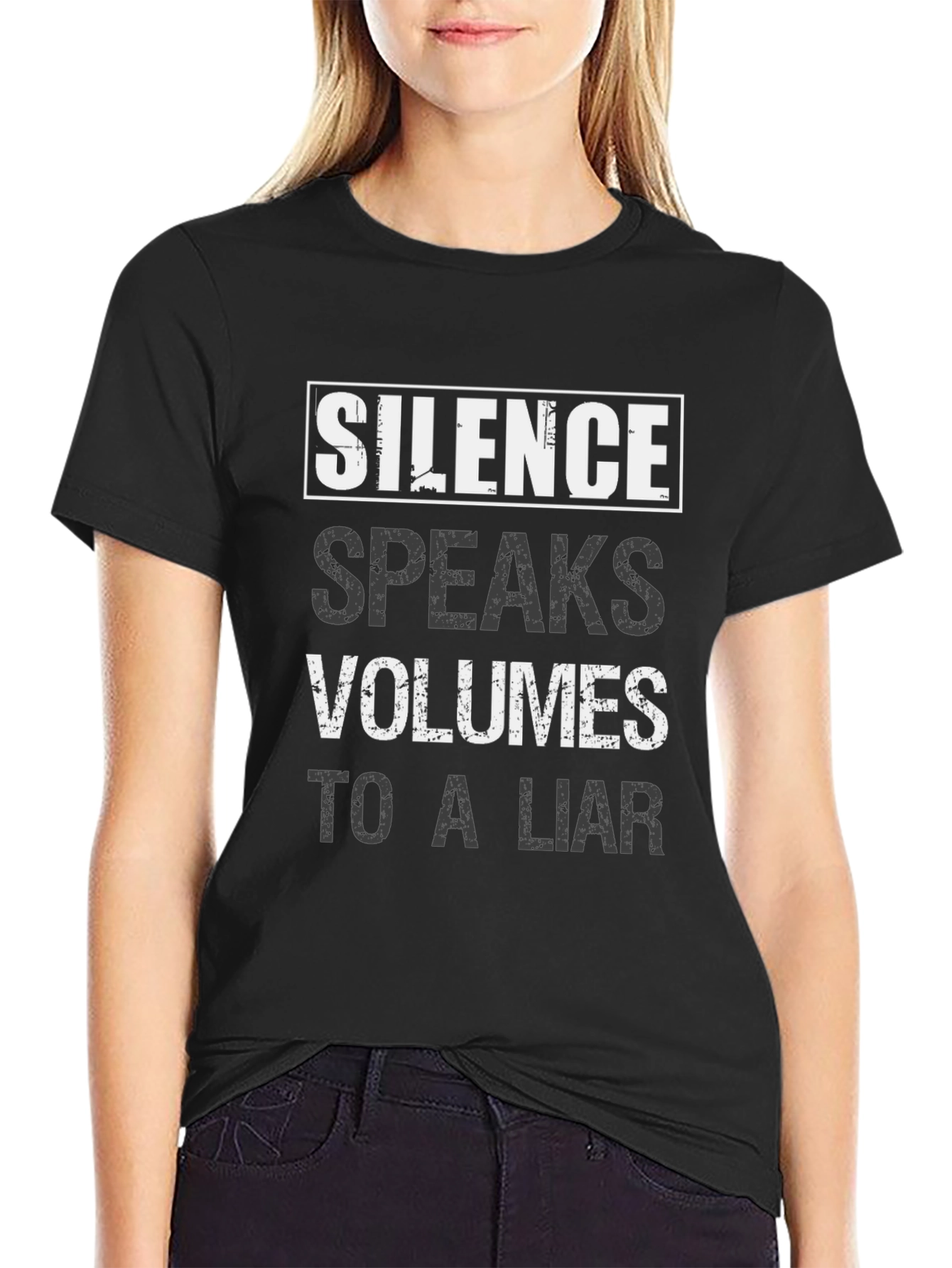 Silence Speaks Volumes Graphic Tee