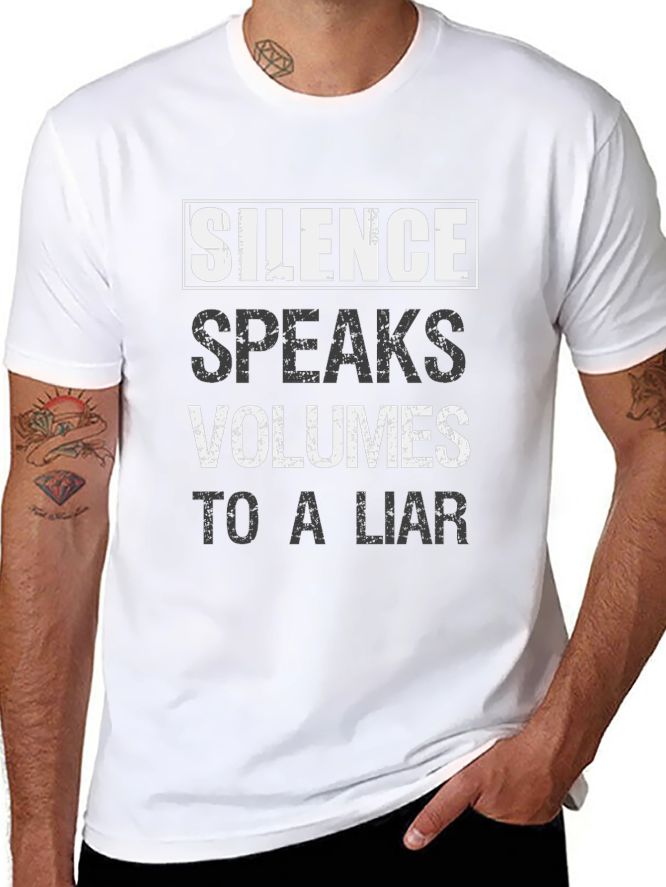Silence Speaks Volumes Graphic Tee