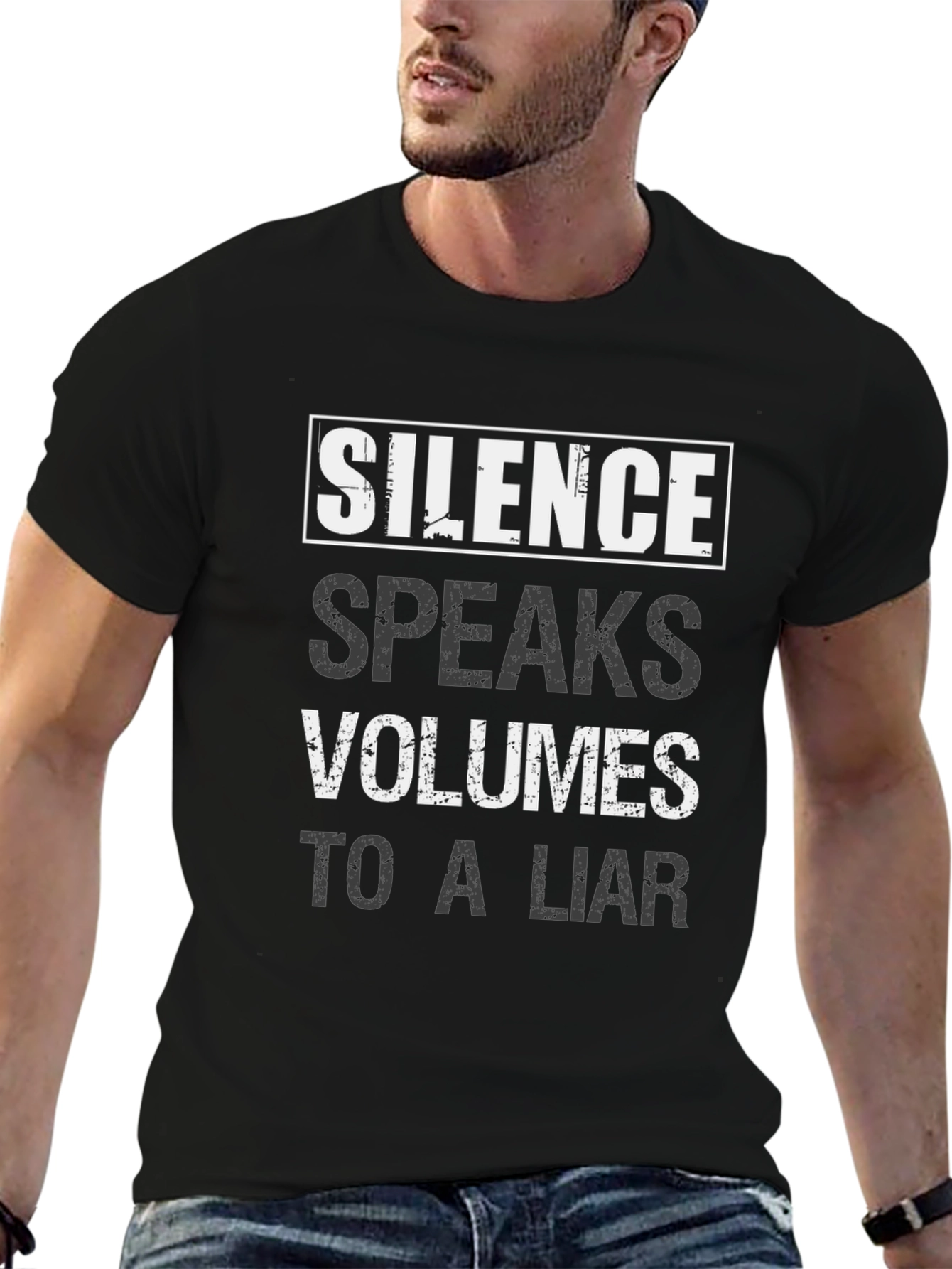 Silence Speaks Volumes Graphic Tee