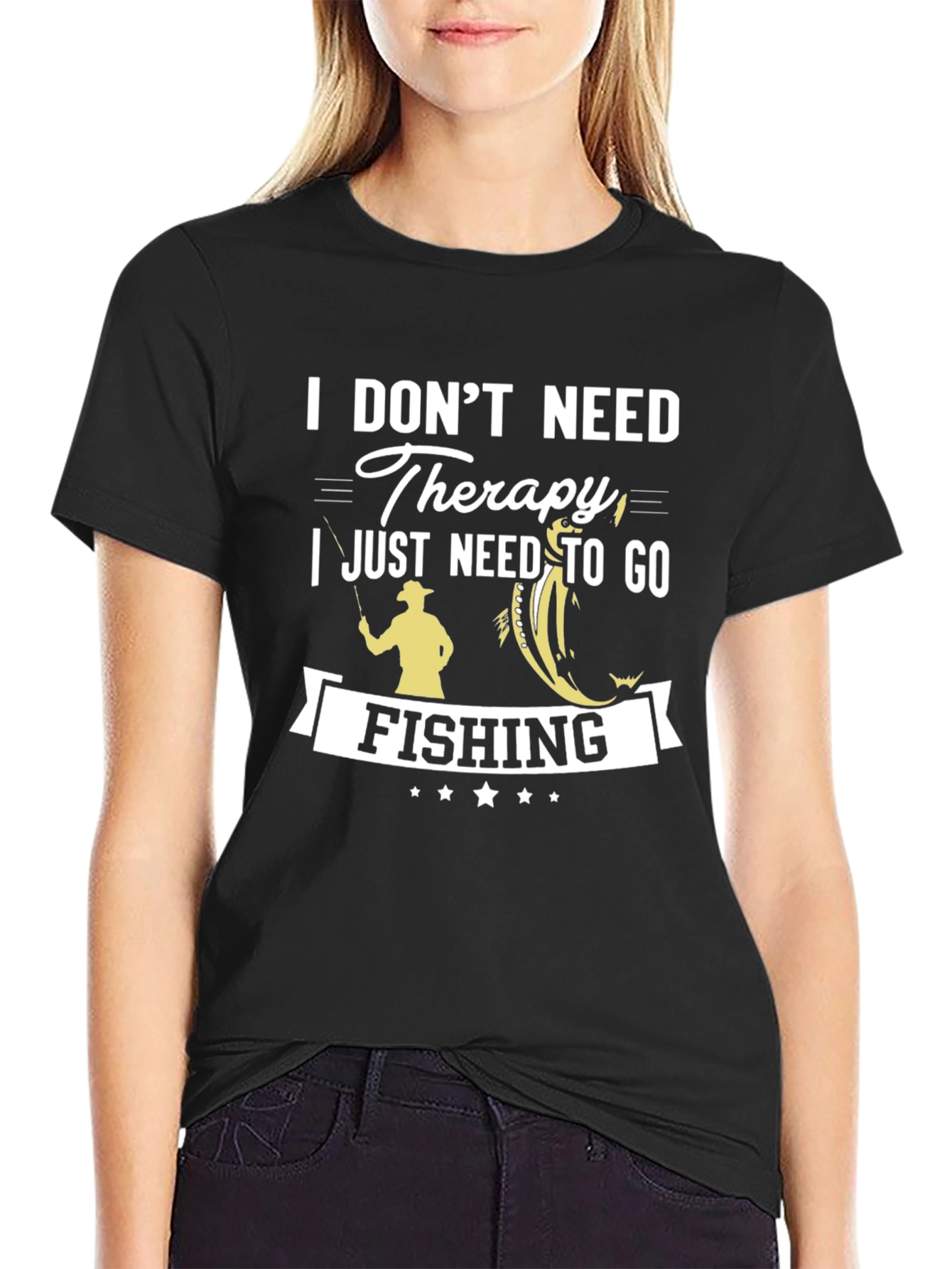I Dont Need Therapy Fishing T-Shirt