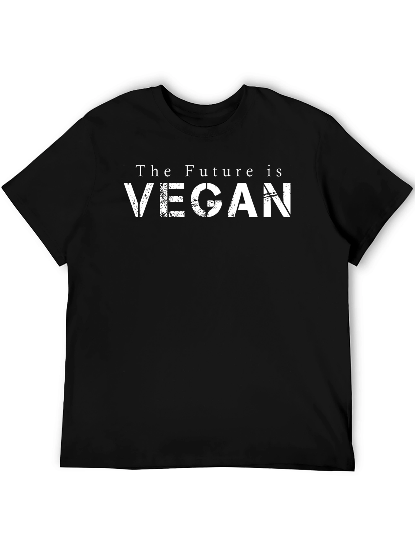 The Future is Vegan Black Graphic Tee