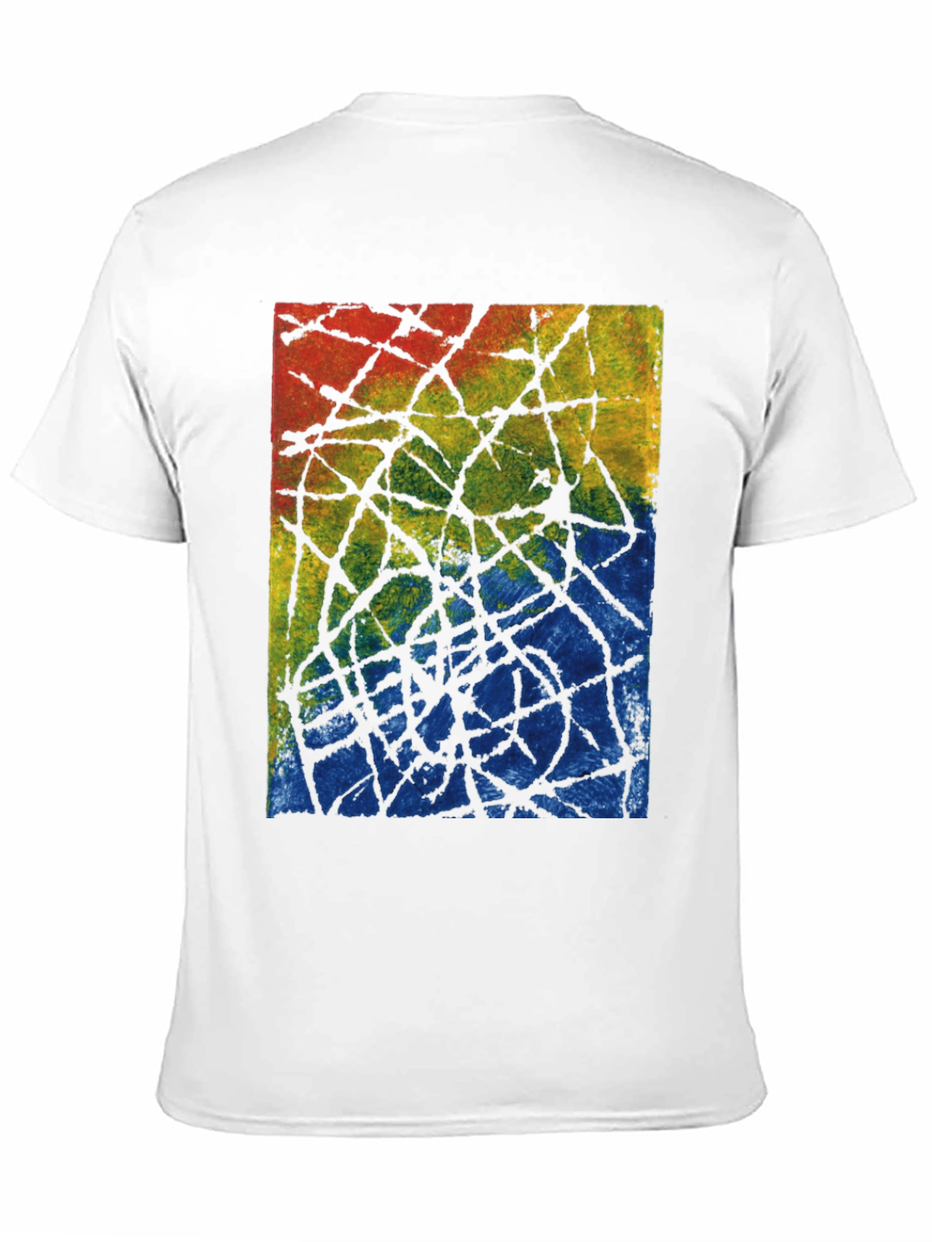 Abstract Art Mens Black T-Shirt