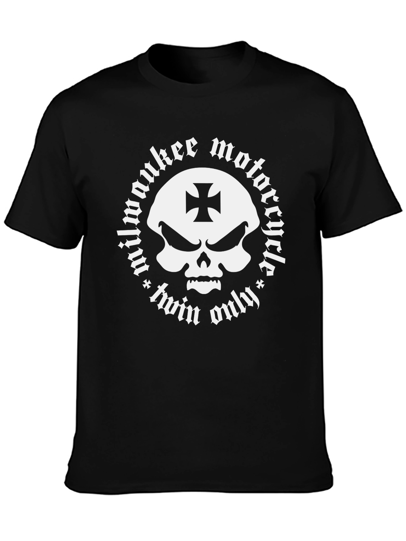 Milwaukee Motorcycle Skull T-Shirt