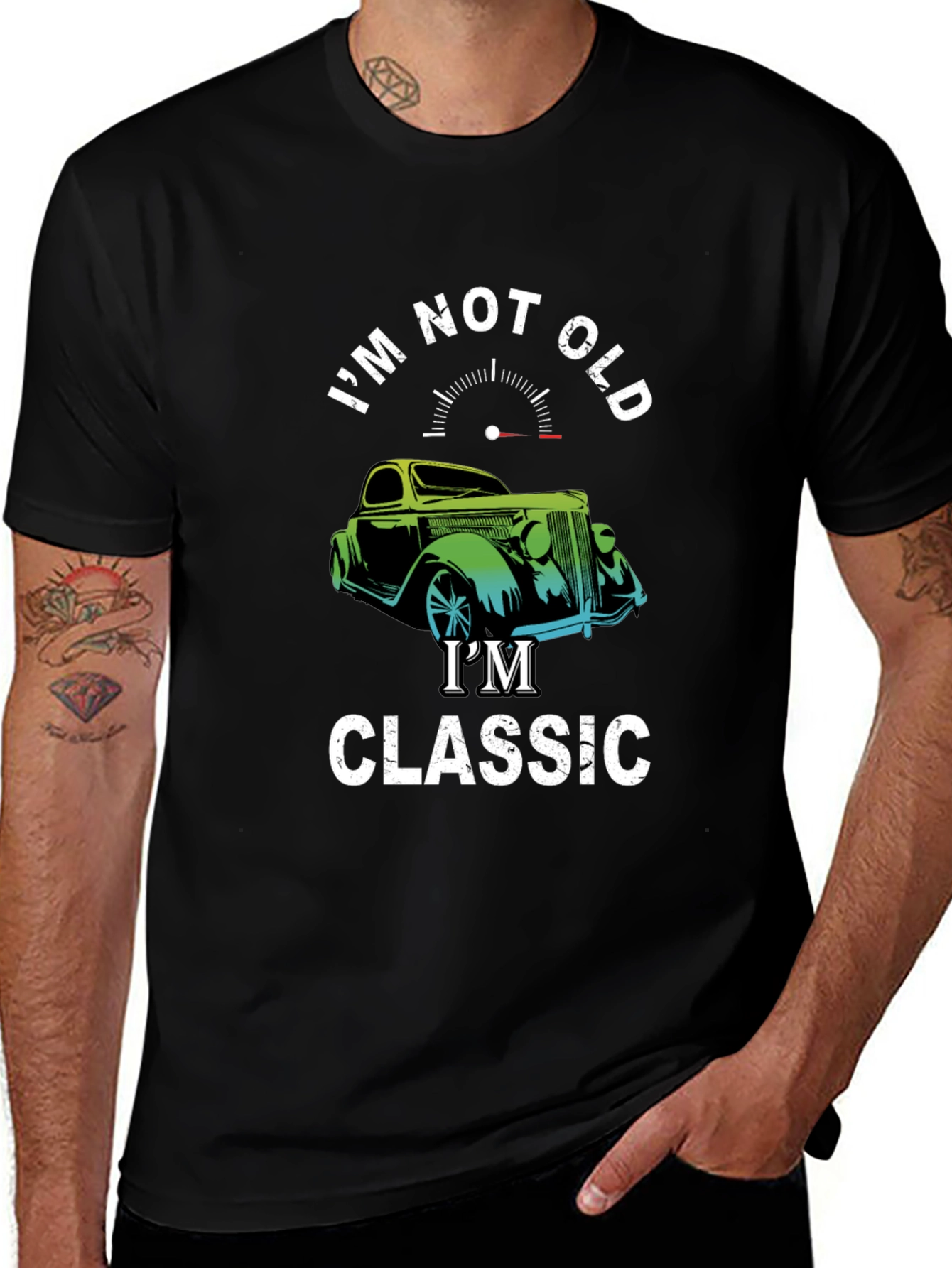 Im Not Old Im Classic T-Shirt - Car Graphic
