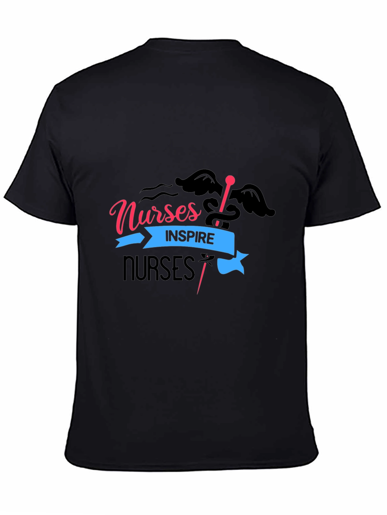 Nurses Inspire Black T-Shirt