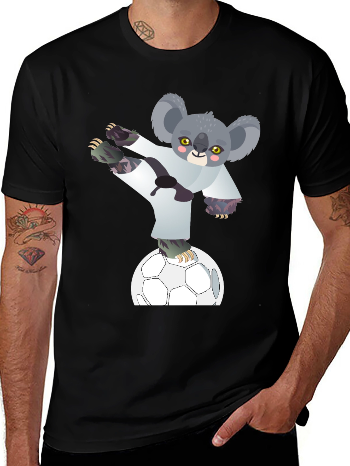 Karate Koala Soccer T-Shirt