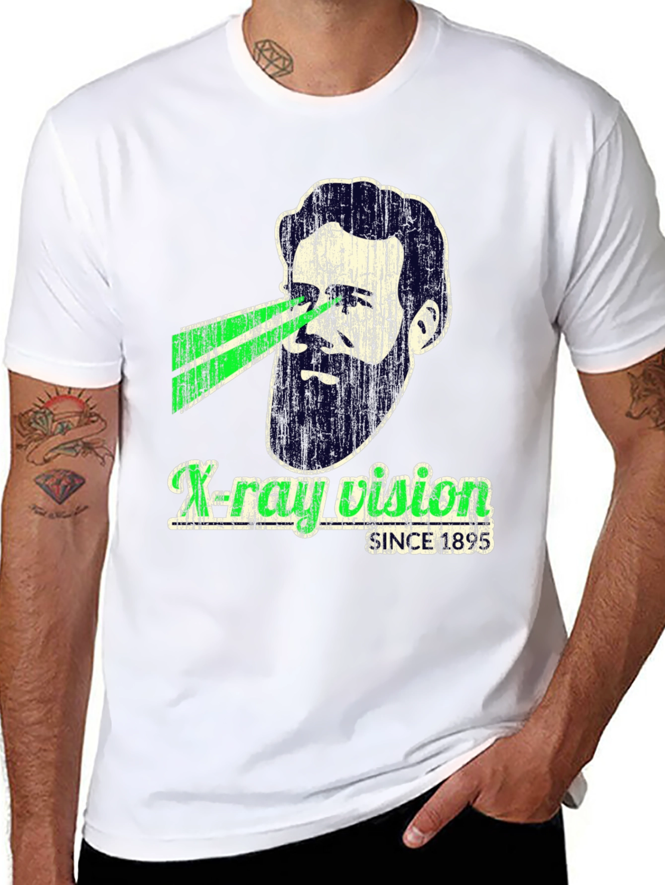 X-Ray Vision Since 1895 Graphic Tee - Black