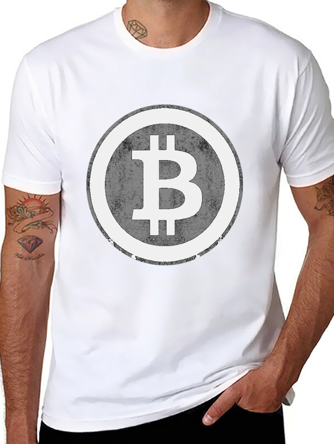 Bitcoin Logo Graphic Tee - Crypto T-Shirt