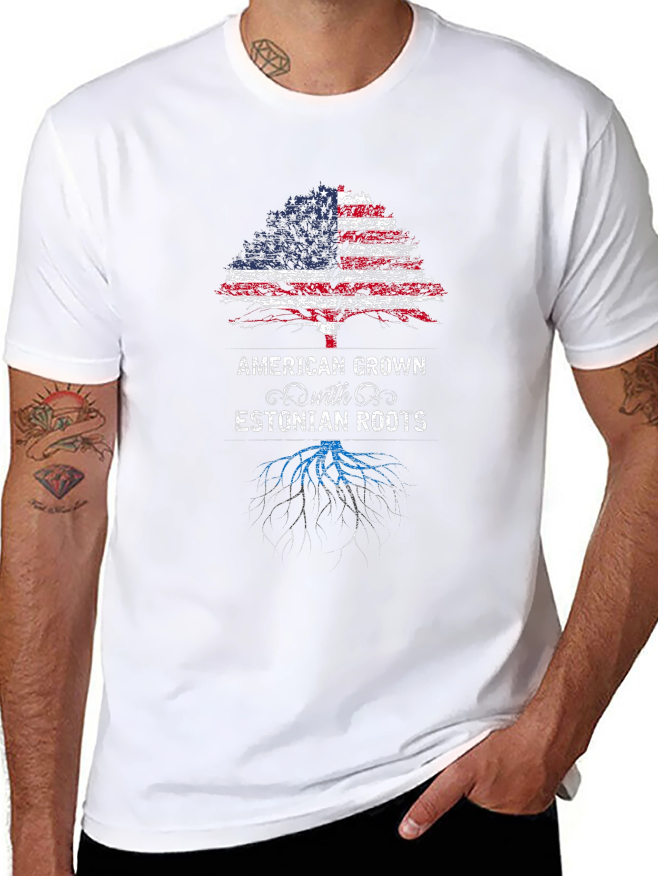 American Grown with Estonian Roots T-Shirt