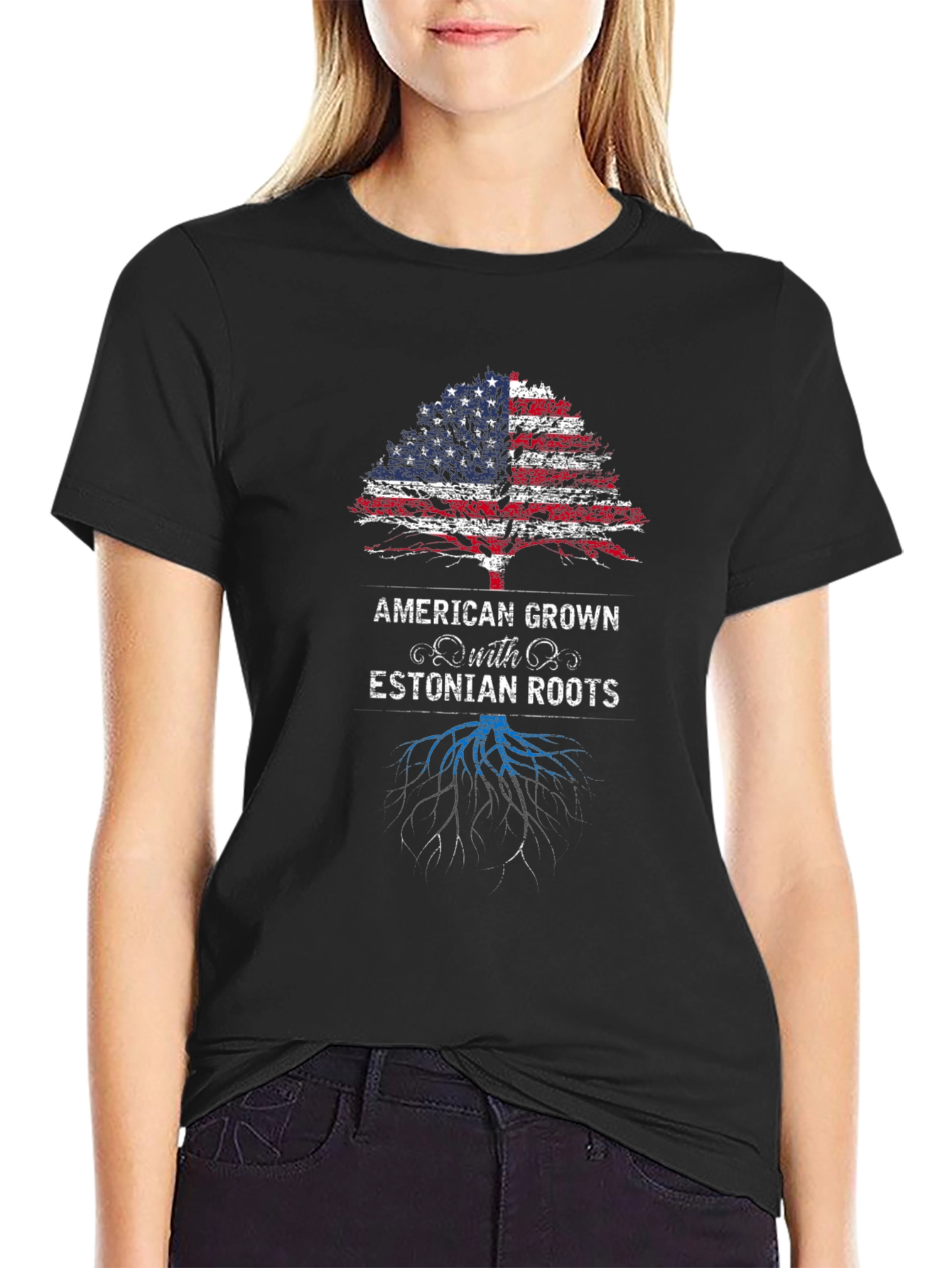 American Grown with Estonian Roots T-Shirt