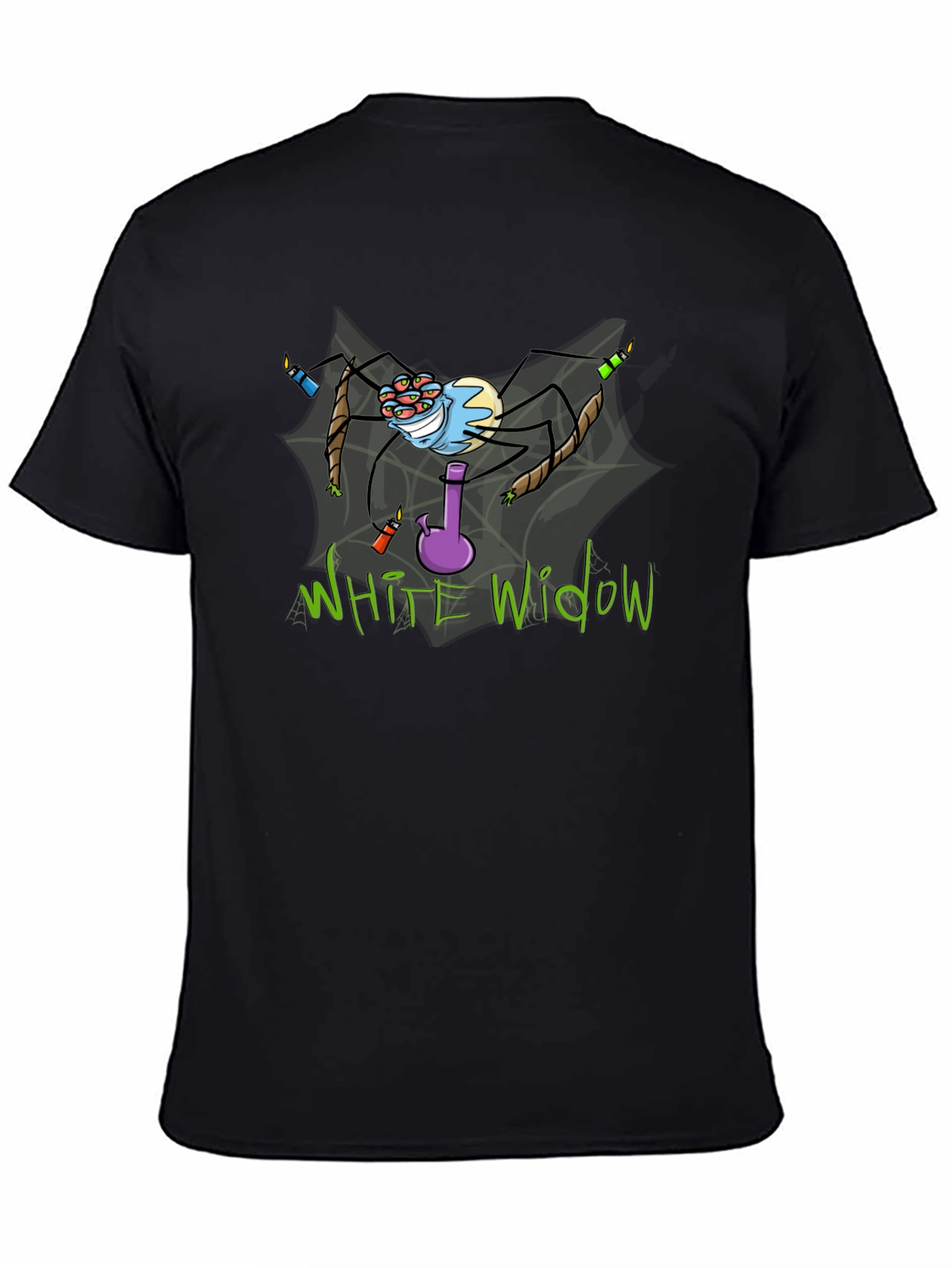 White Widow Spider Graphic Tee