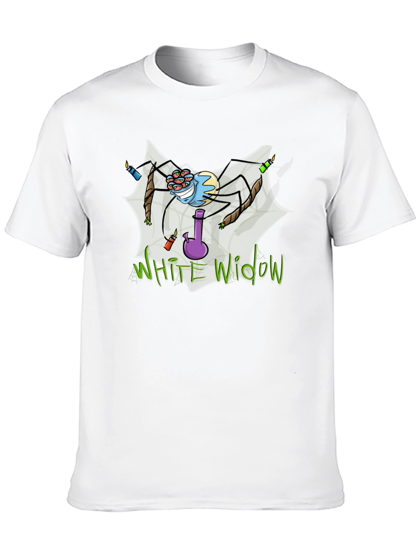 White Widow Spider Graphic Tee