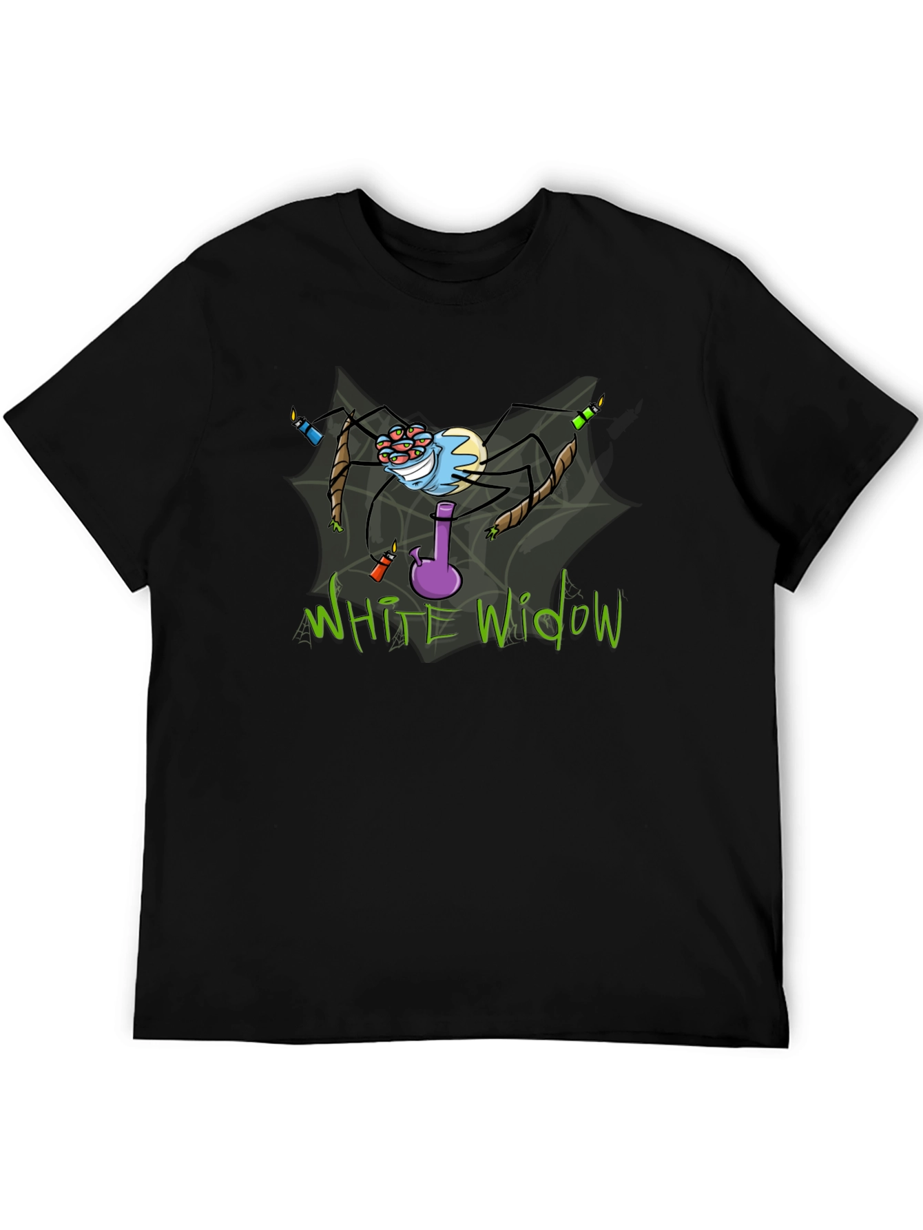 White Widow Spider Graphic Tee