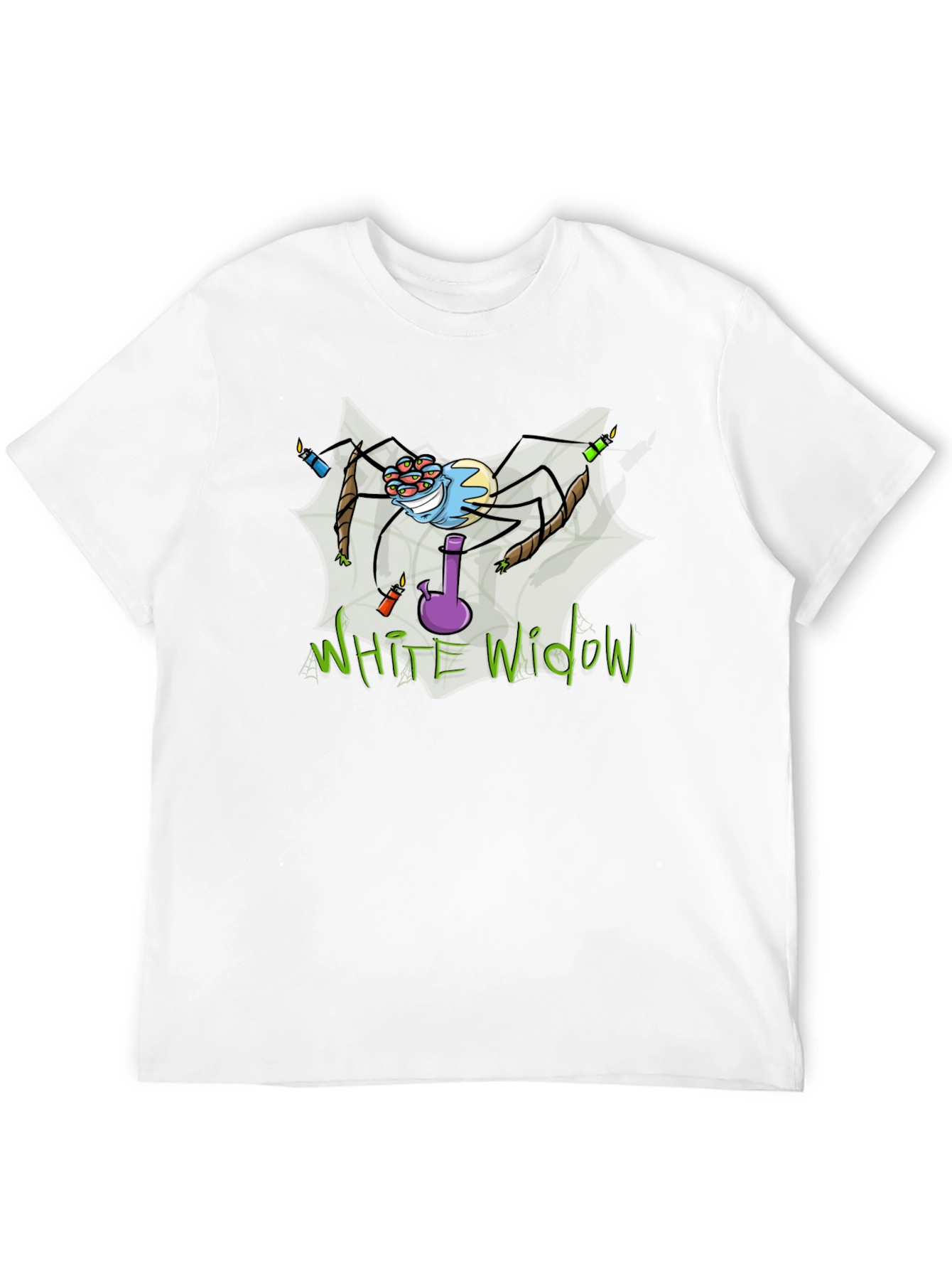White Widow Spider Graphic Tee