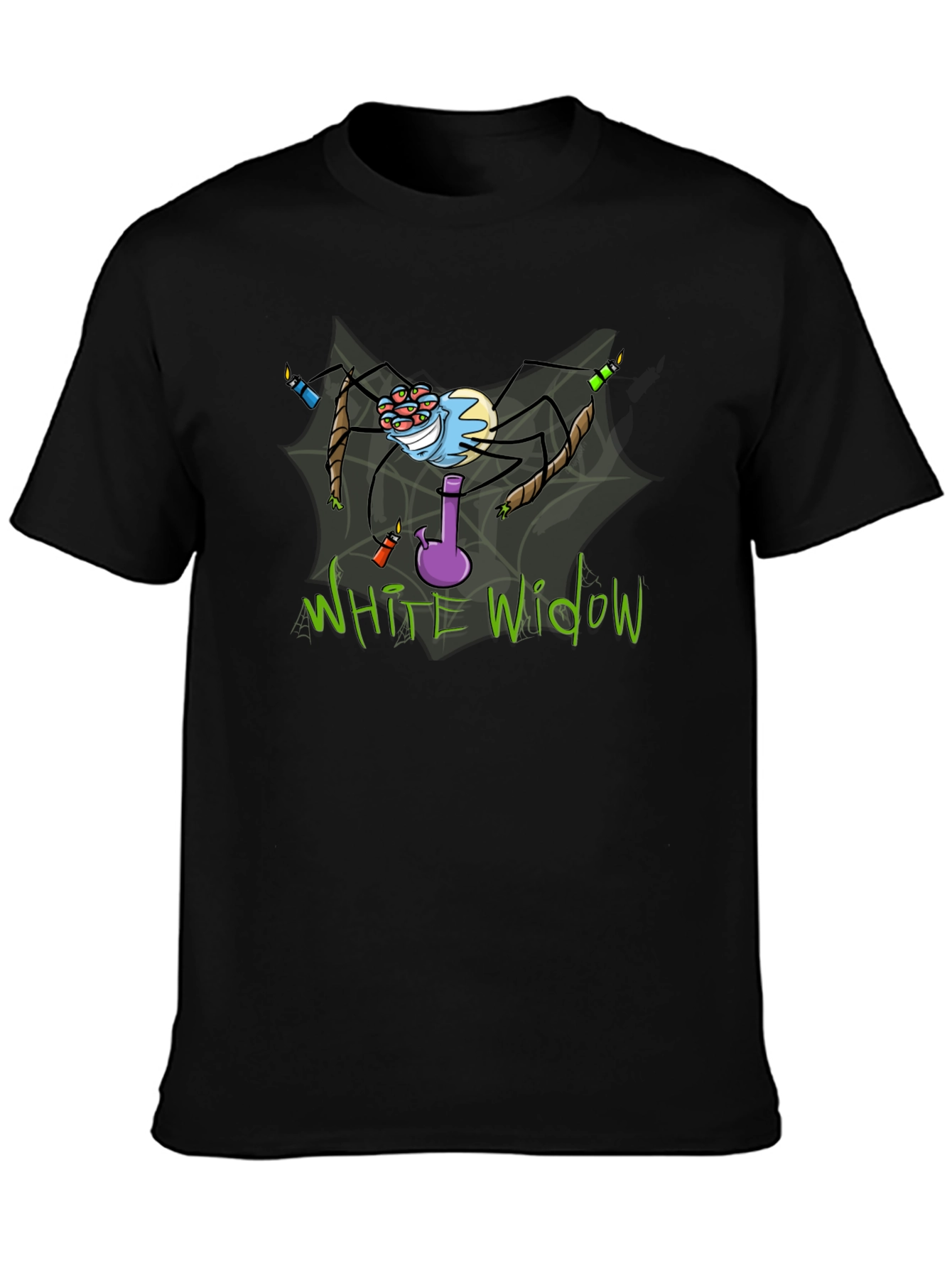 White Widow Spider Graphic Tee