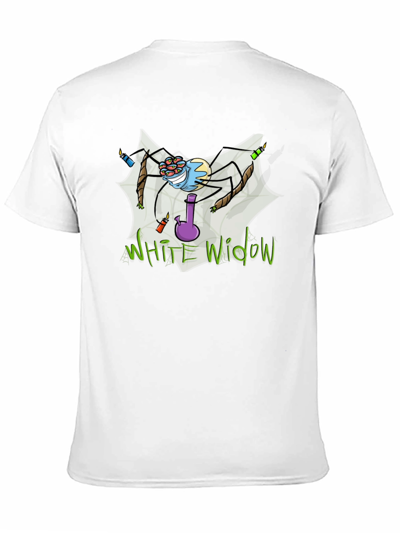 White Widow Spider Graphic Tee