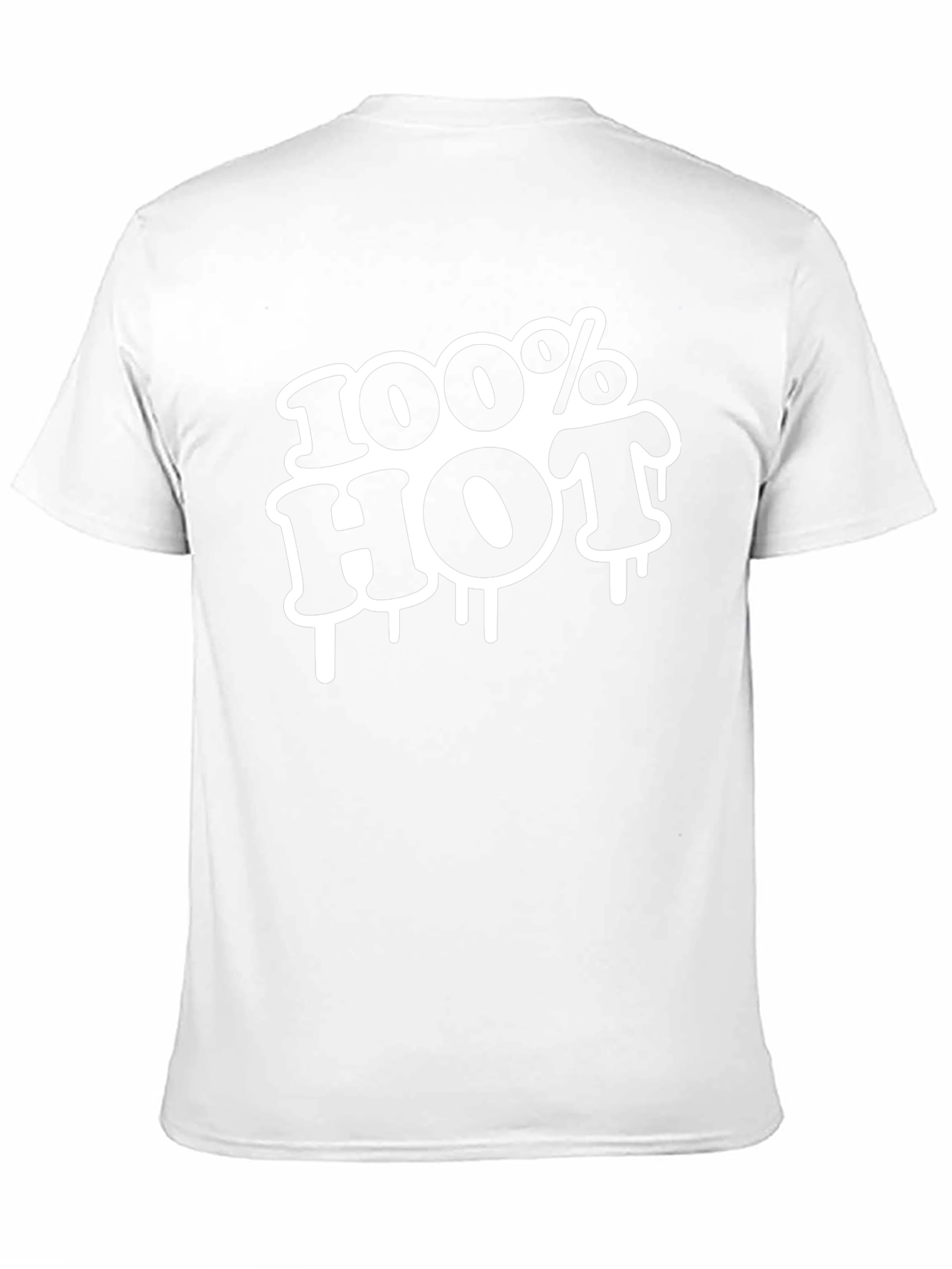 100% Hot Graphic Tee - Black