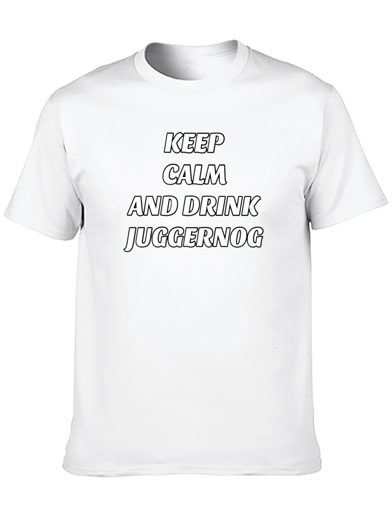 Keep Calm and Drink Juggernog Black T-Shirt