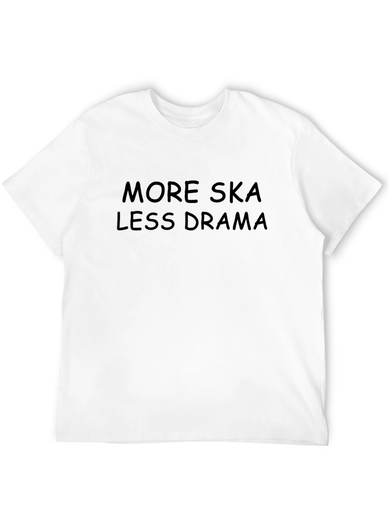 More Ska Less Drama Black T-Shirt