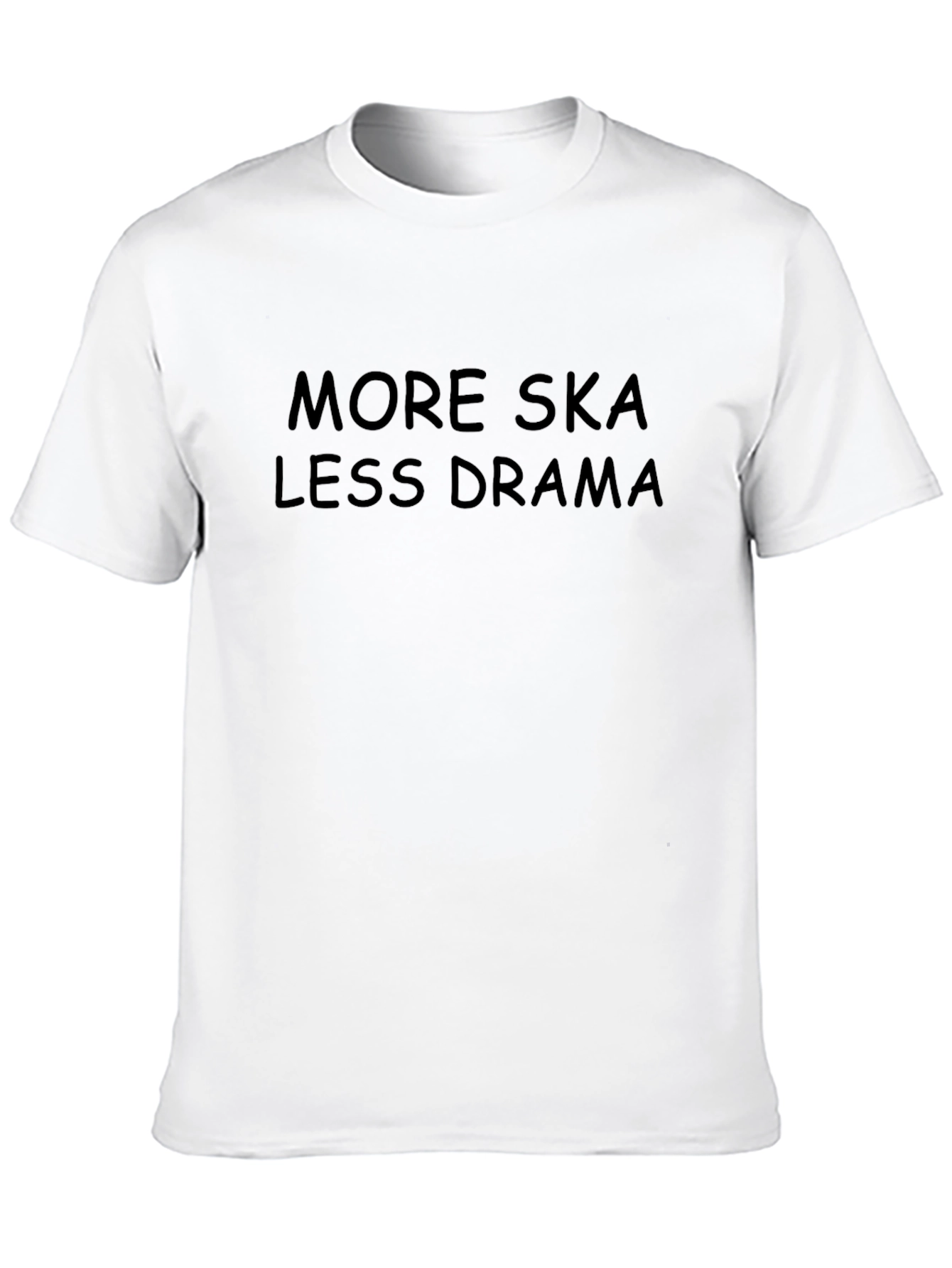 More Ska Less Drama Black T-Shirt