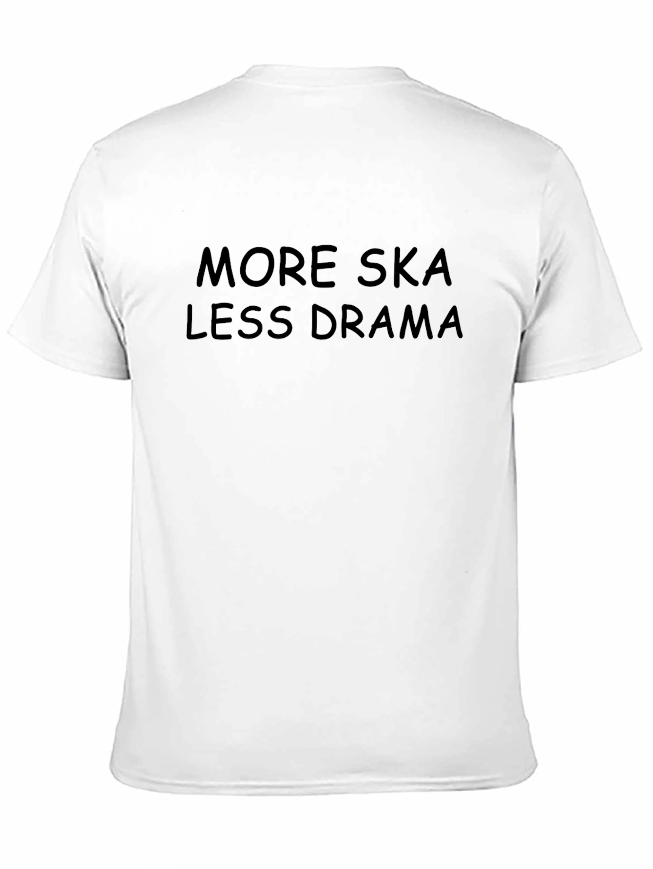 More Ska Less Drama Black T-Shirt