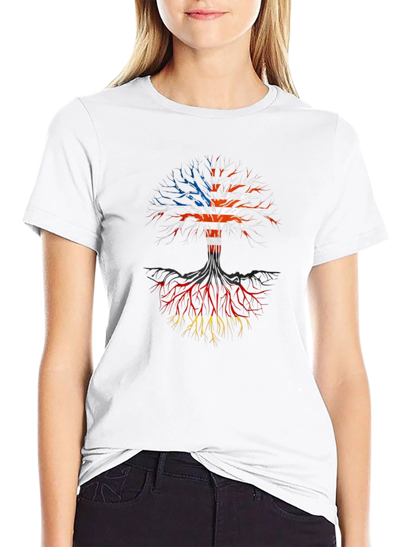 USA and Germany Roots T-Shirt
