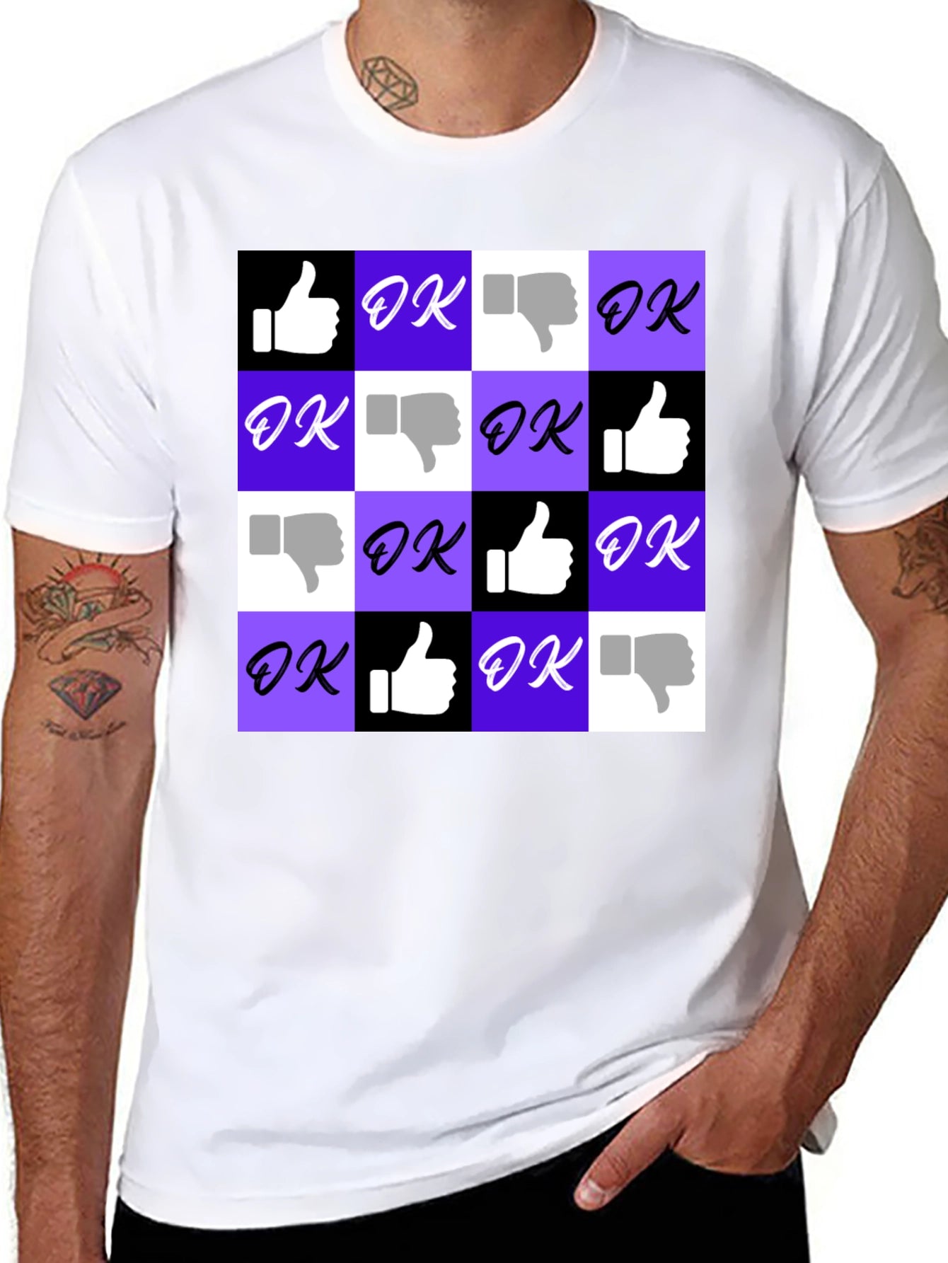 Ok Thumbs Up Graphic T-Shirt