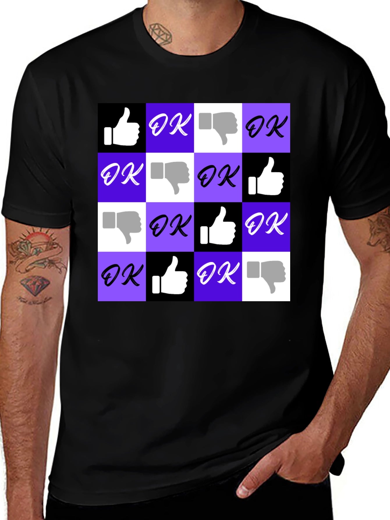 Ok Thumbs Up Graphic T-Shirt