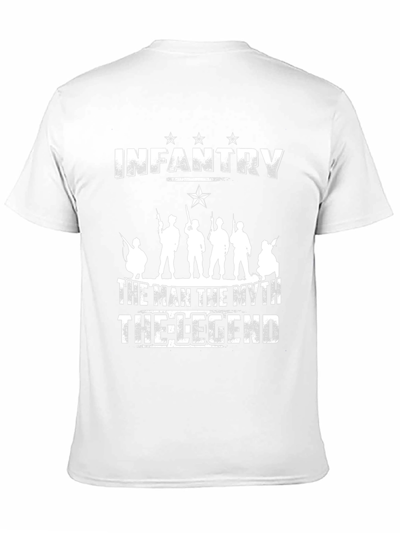 Infantry The Man Myth Legend Black T-Shirt