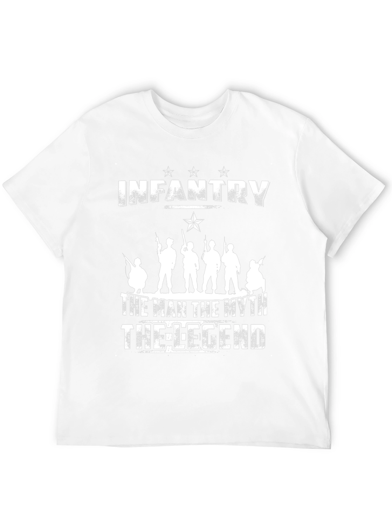 Infantry The Man Myth Legend Black T-Shirt