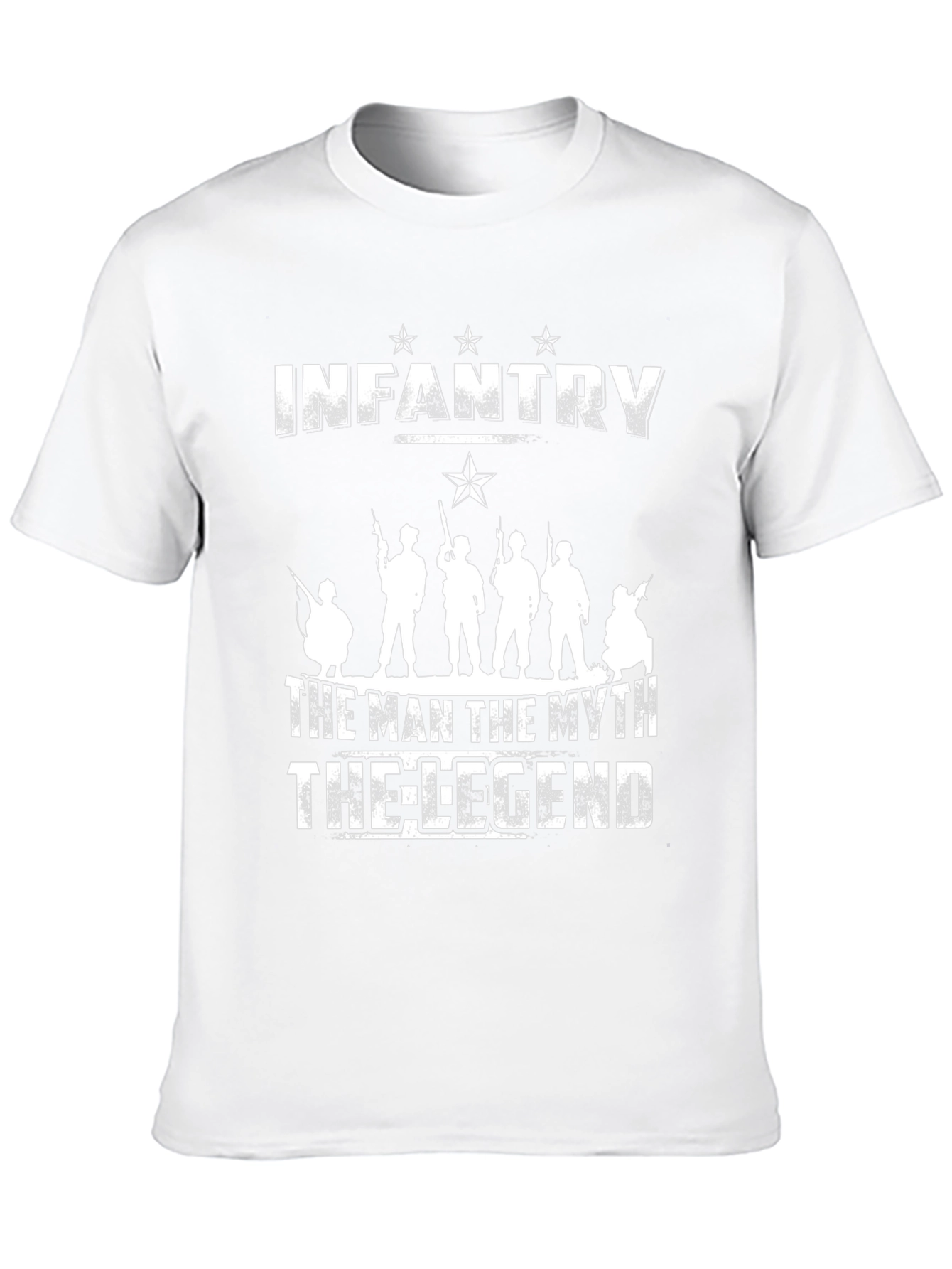 Infantry The Man Myth Legend Black T-Shirt