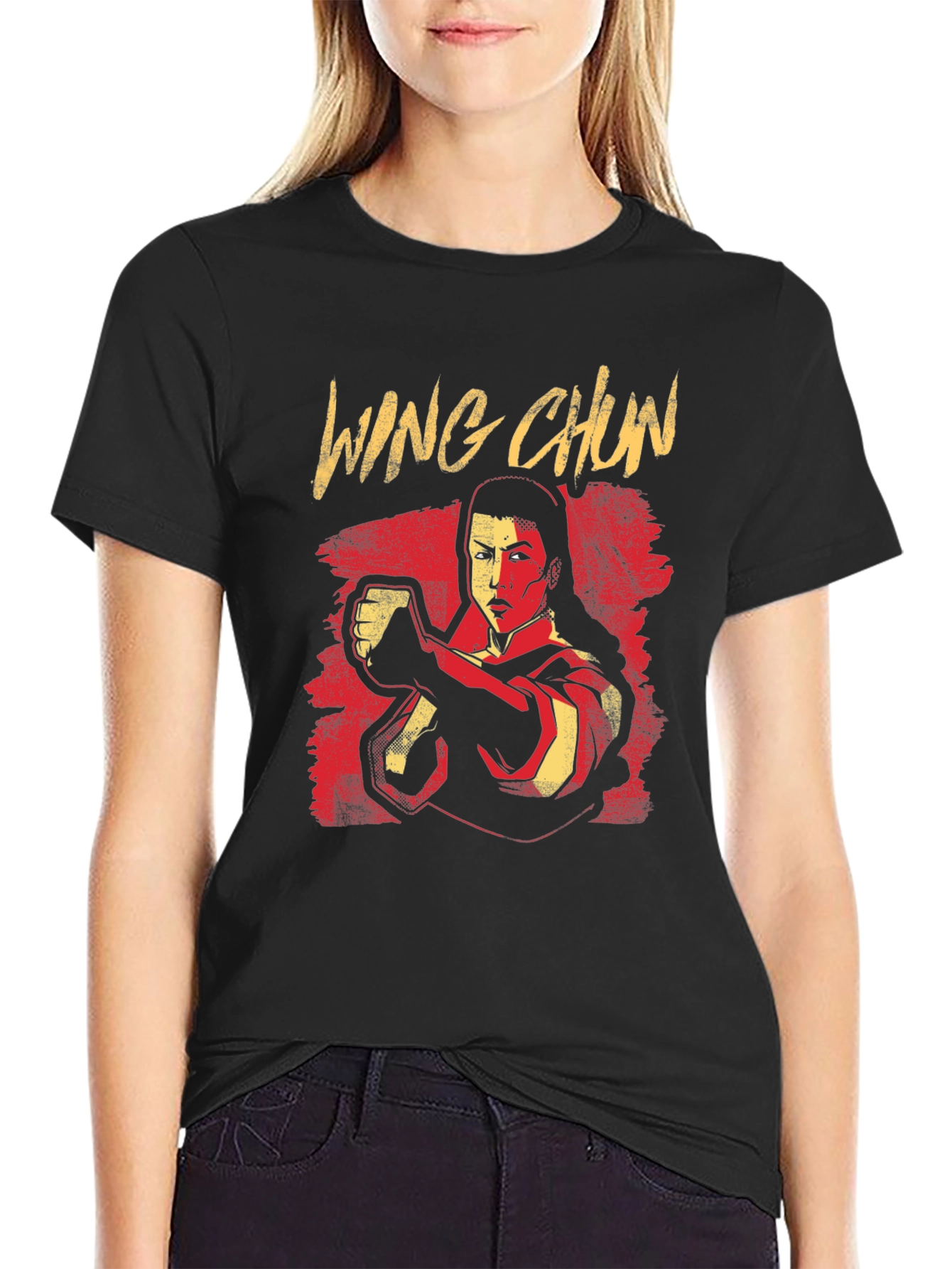 Wing Chun Martial Arts T-Shirt - Black