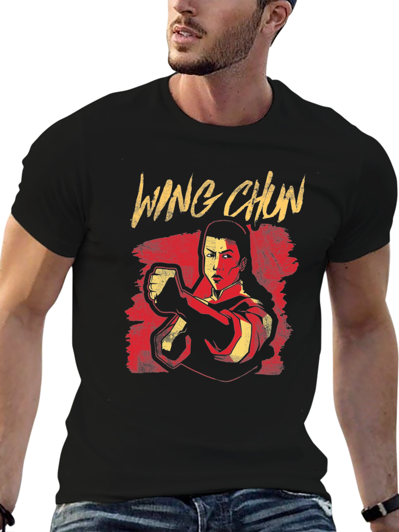 Wing Chun Martial Arts T-Shirt - Black