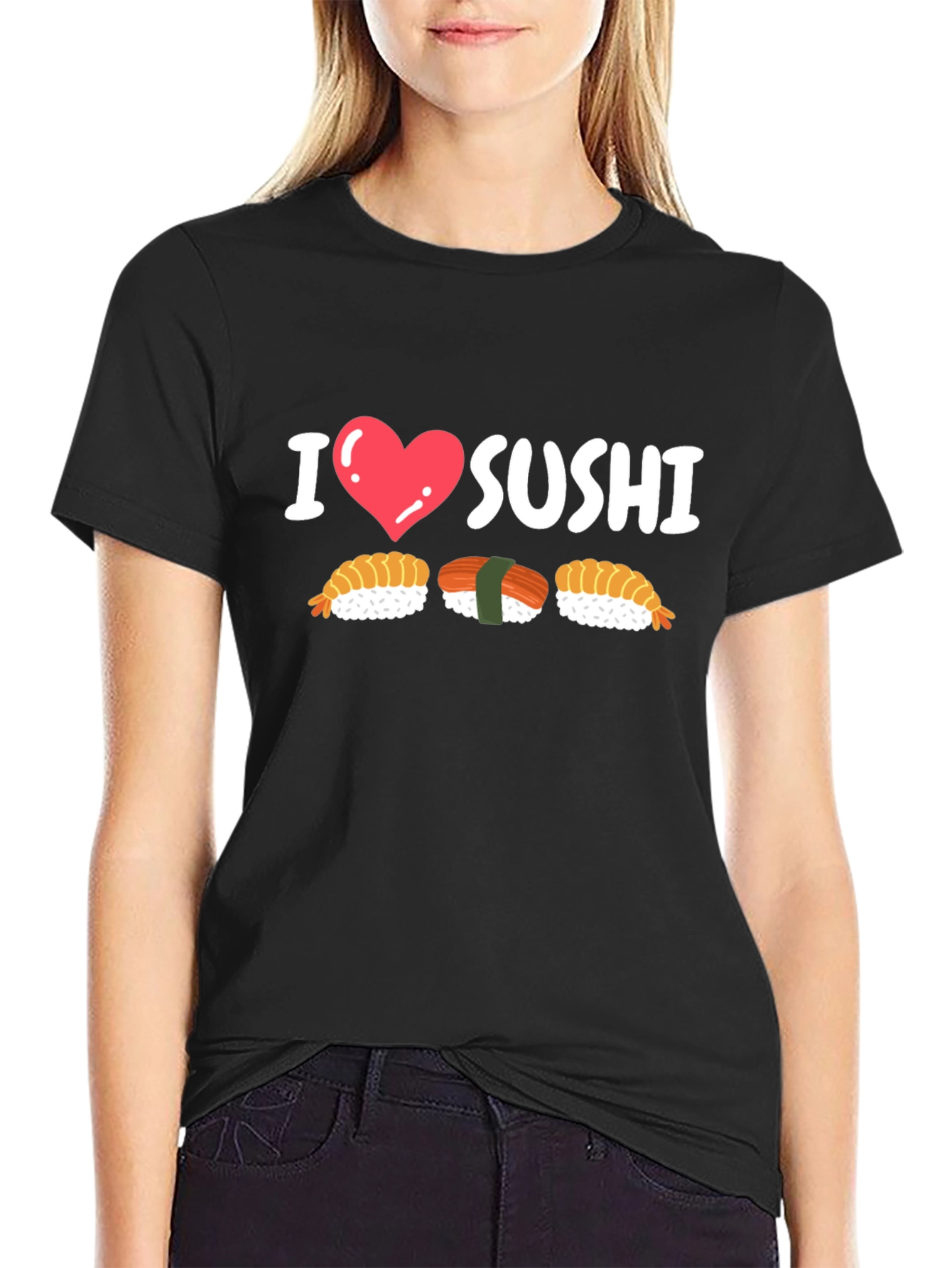 I Heart Sushi Graphic T-Shirt