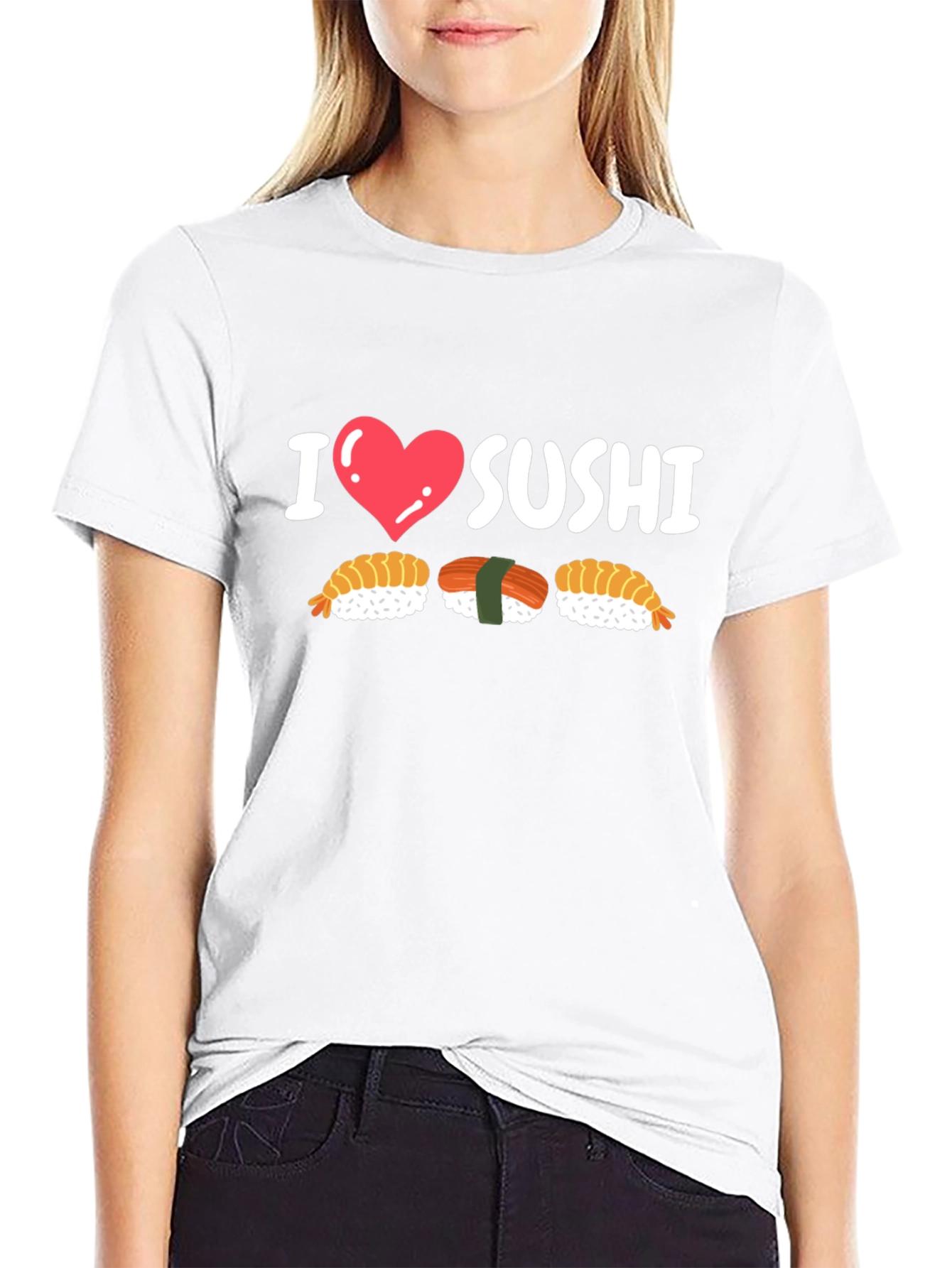 I Heart Sushi Graphic T-Shirt