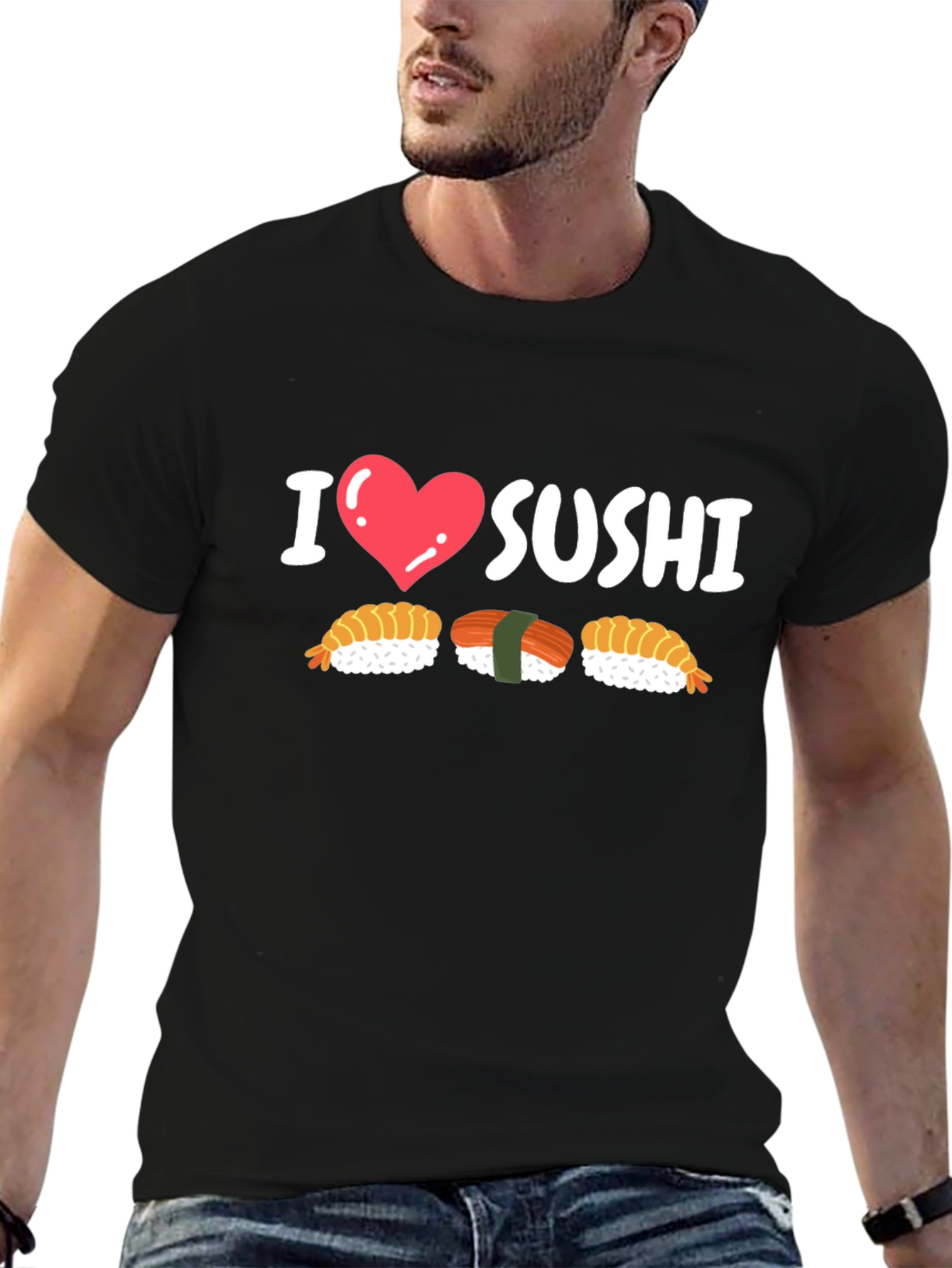 I Heart Sushi Graphic T-Shirt