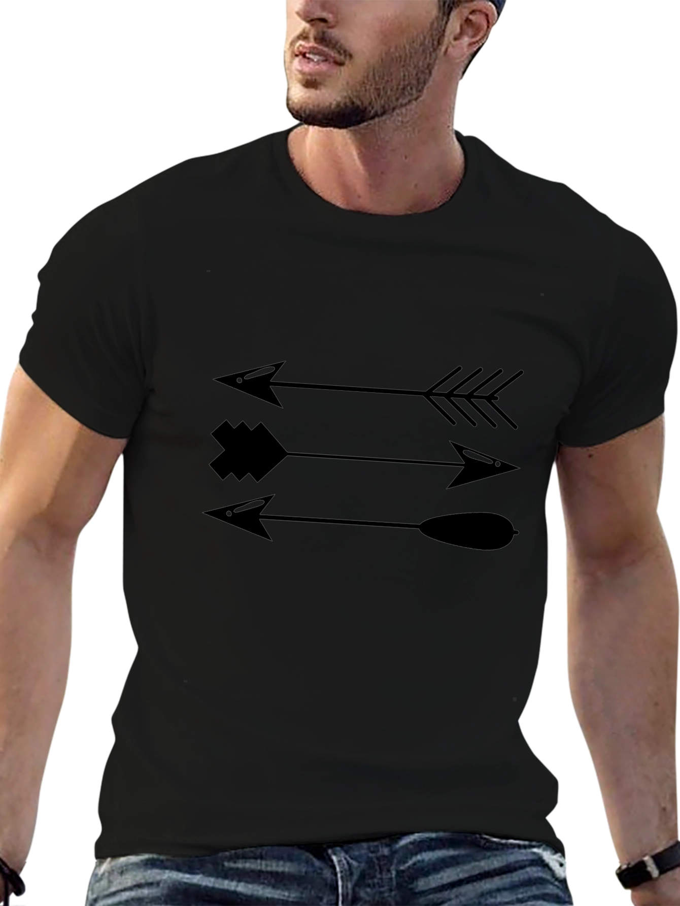 Arrow Graphic Tee - Casual Style