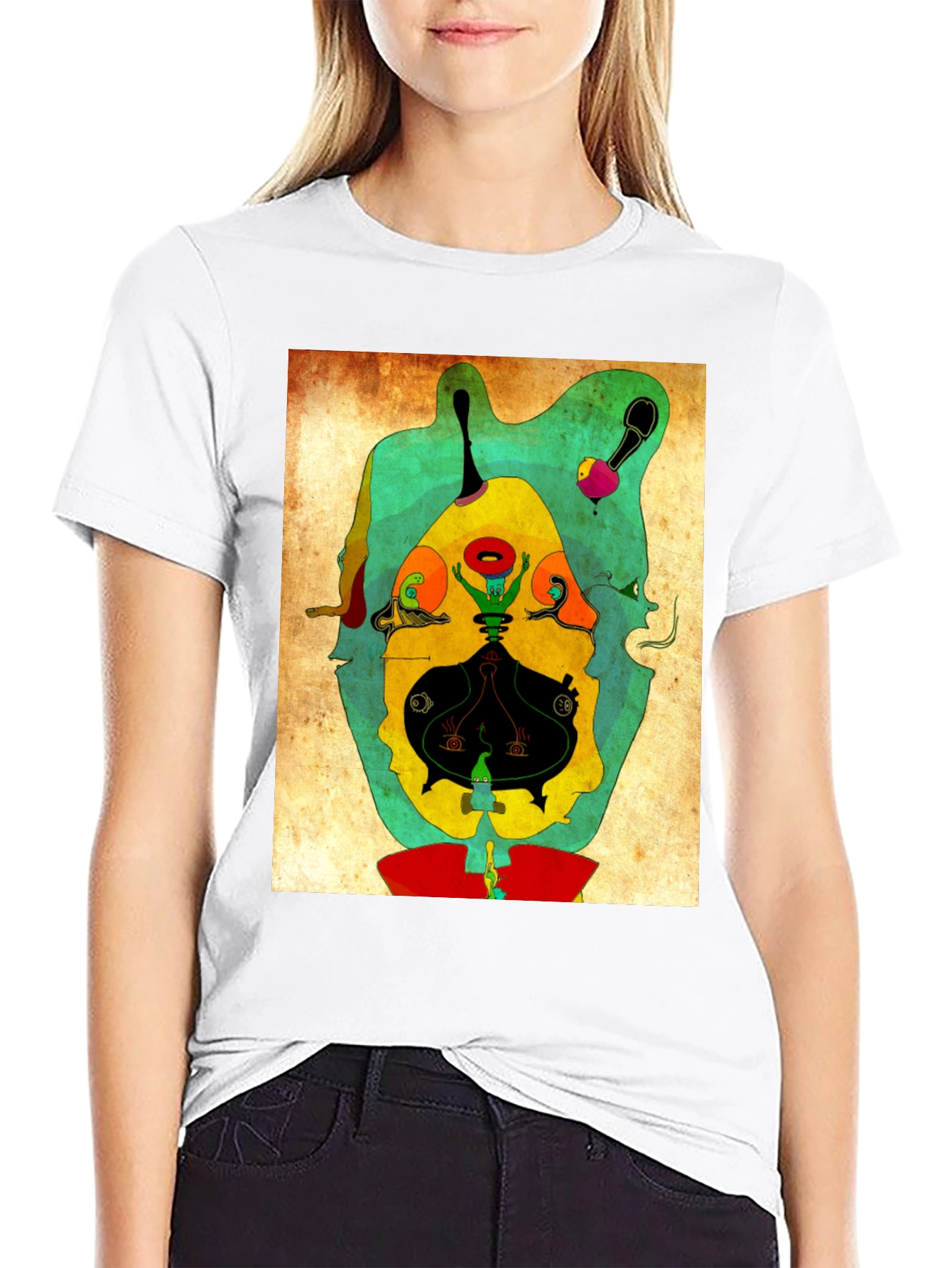 Abstract Art Graphic Tee - Unique & Stylish Design