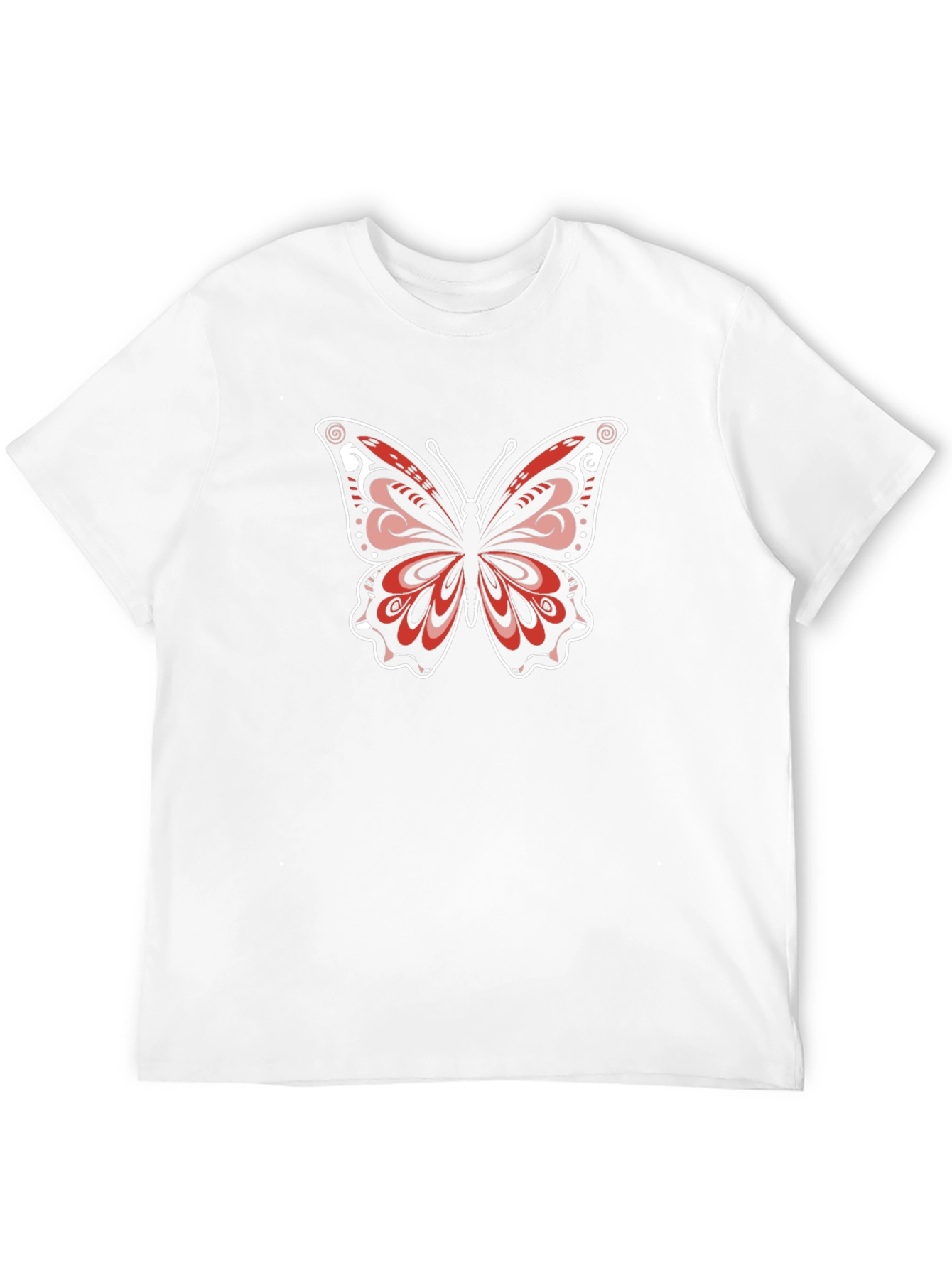 Butterfly Graphic Tee - Stylish Black Cotton T-Shirt