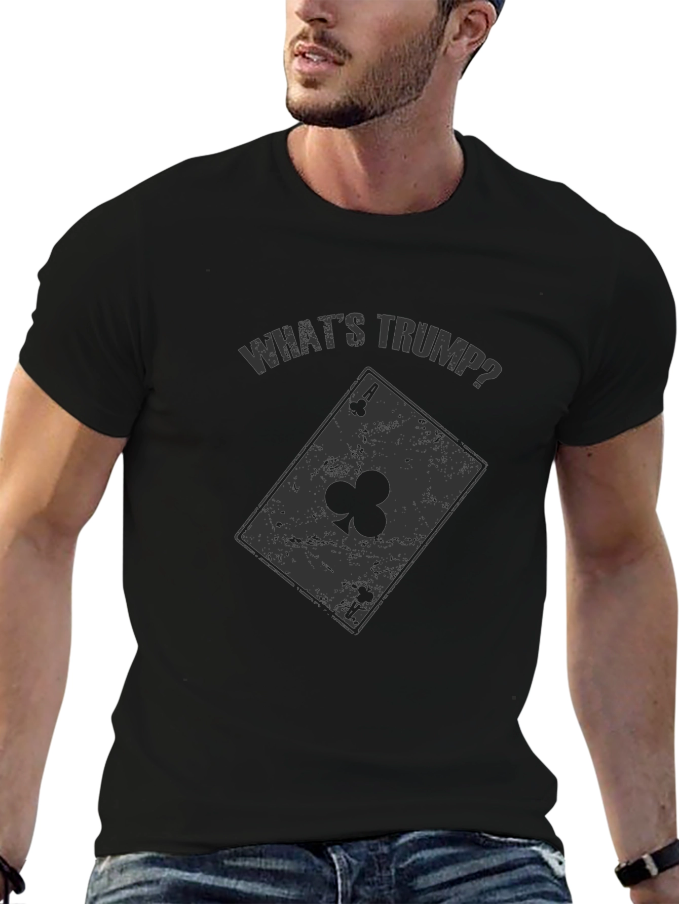 Whats Trump? Ace of Clubs Graphic Tee