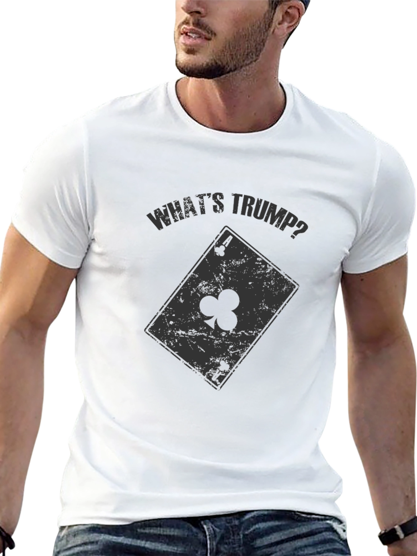 Whats Trump? Ace of Clubs Graphic Tee